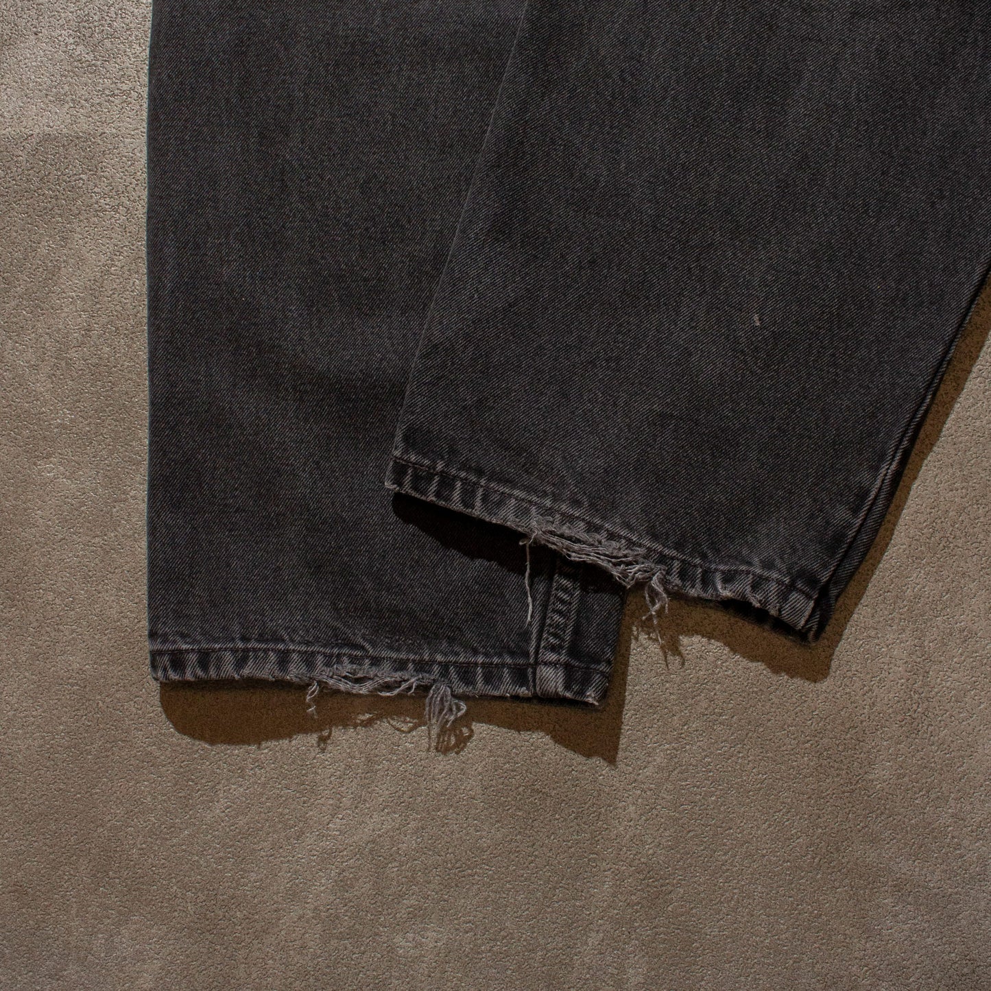 550 Relaxed Fit Black Denim Pants【W39×L29】