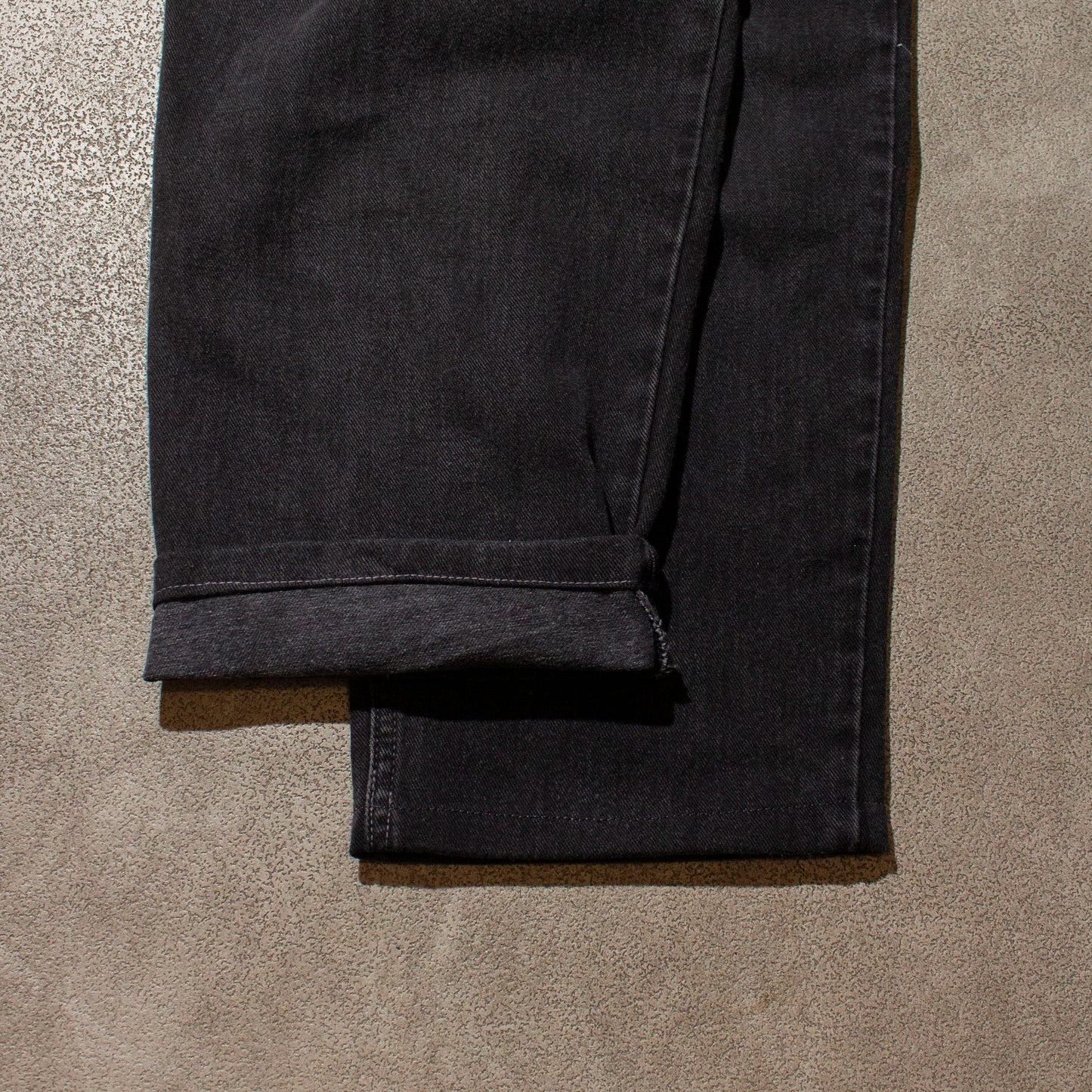 560 Relaxed Fit Black Denim Pants【W35×L29】