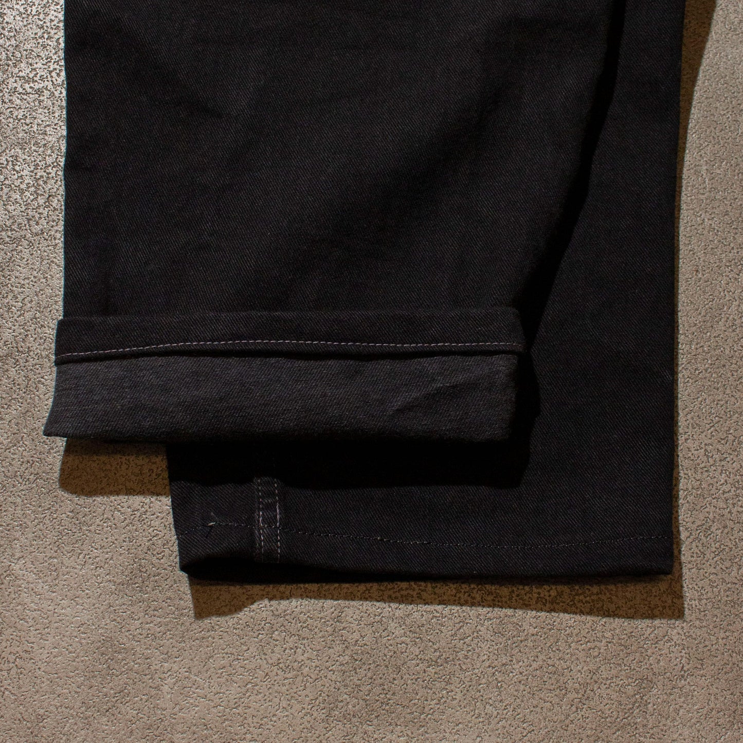 560 Relaxed Fit Black Denim Pants【W40×L30】