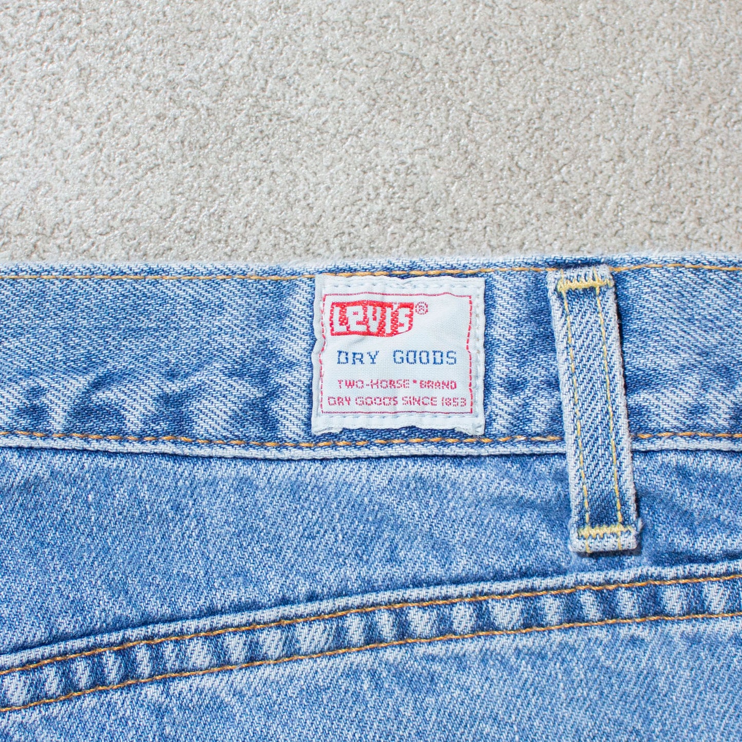 547 LOOSE FIT Pleated Denim Pants Made in U.S.A.
