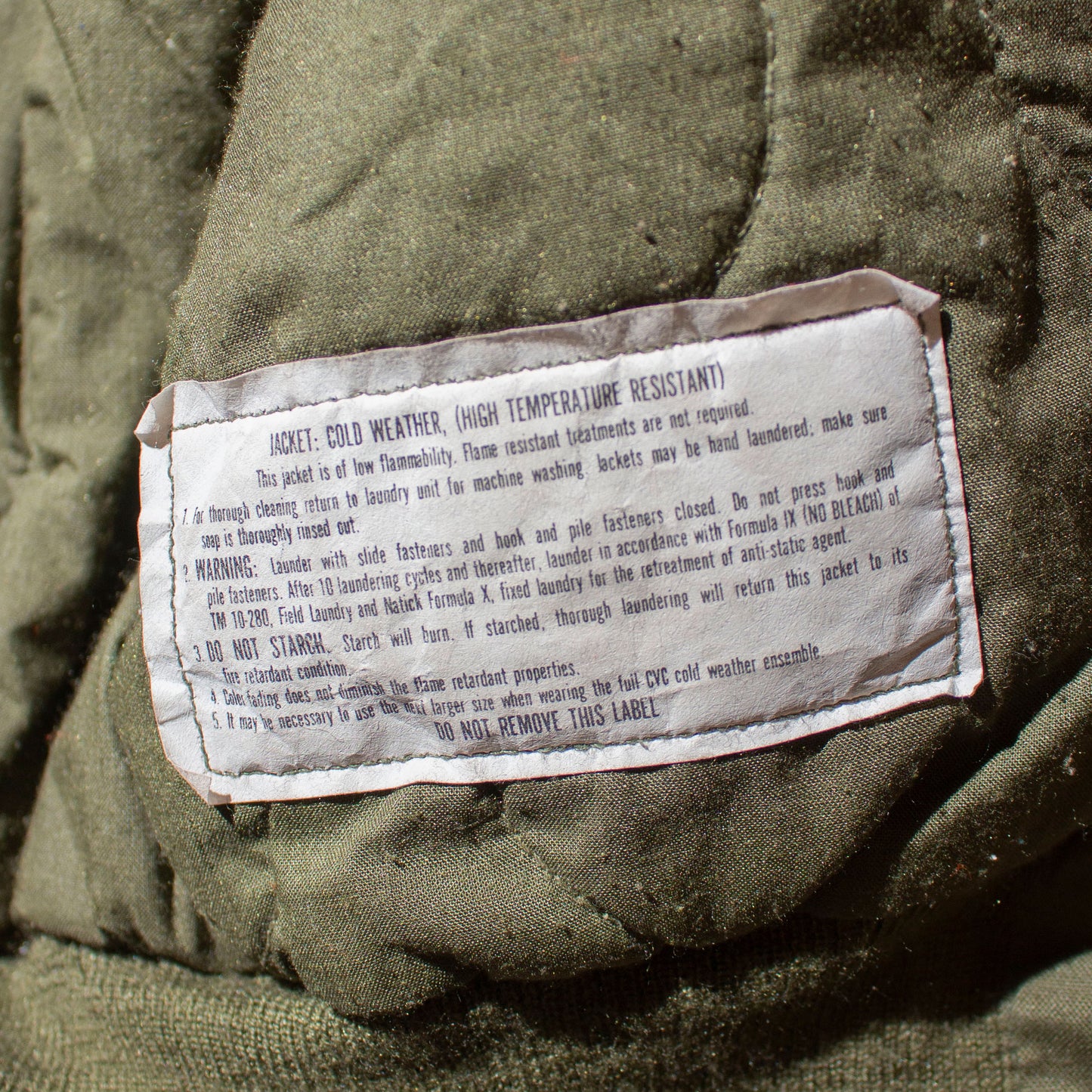 "COLD WEATHER" Tankers Jacket