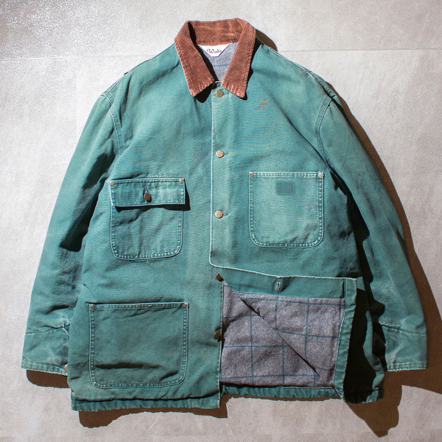 Wool Lining Duck Coverall Jacket