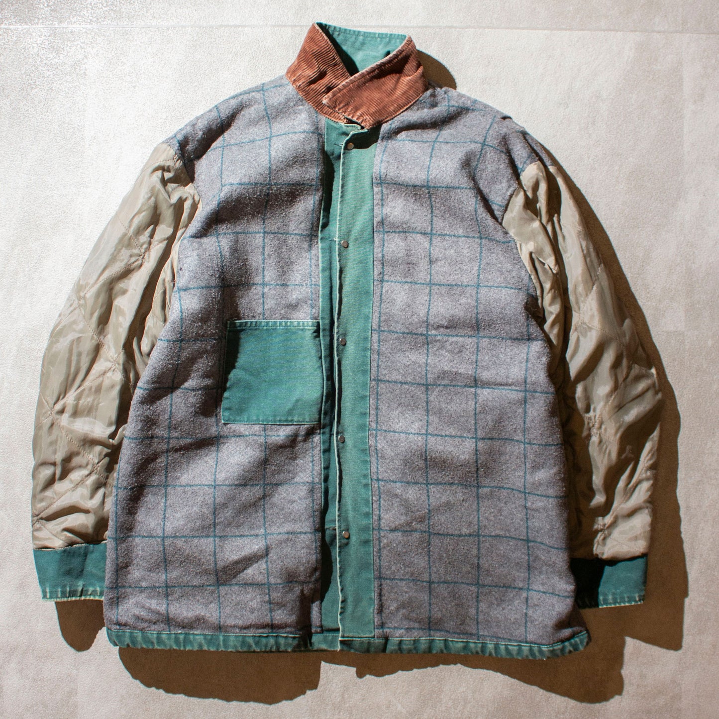 Wool Lining Duck Coverall Jacket