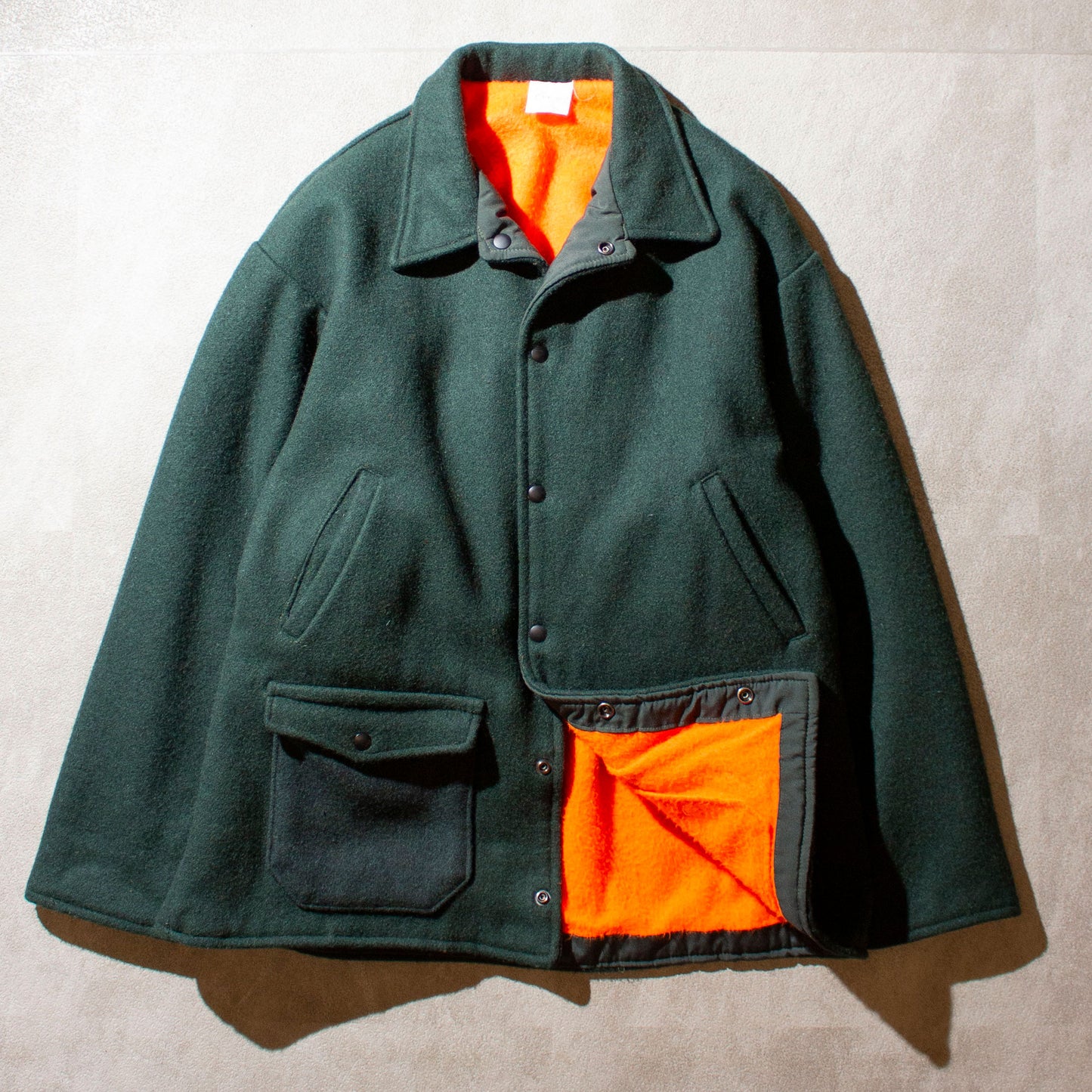 Reversible Wool Hunting Jacket