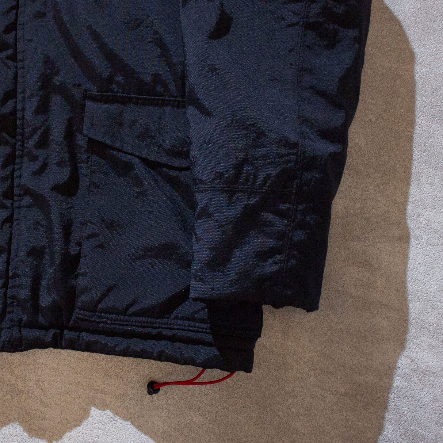 Fleece Lining Nylon Jacket