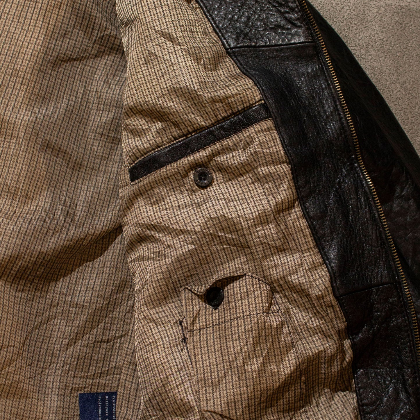 Leather Jacket【About L】