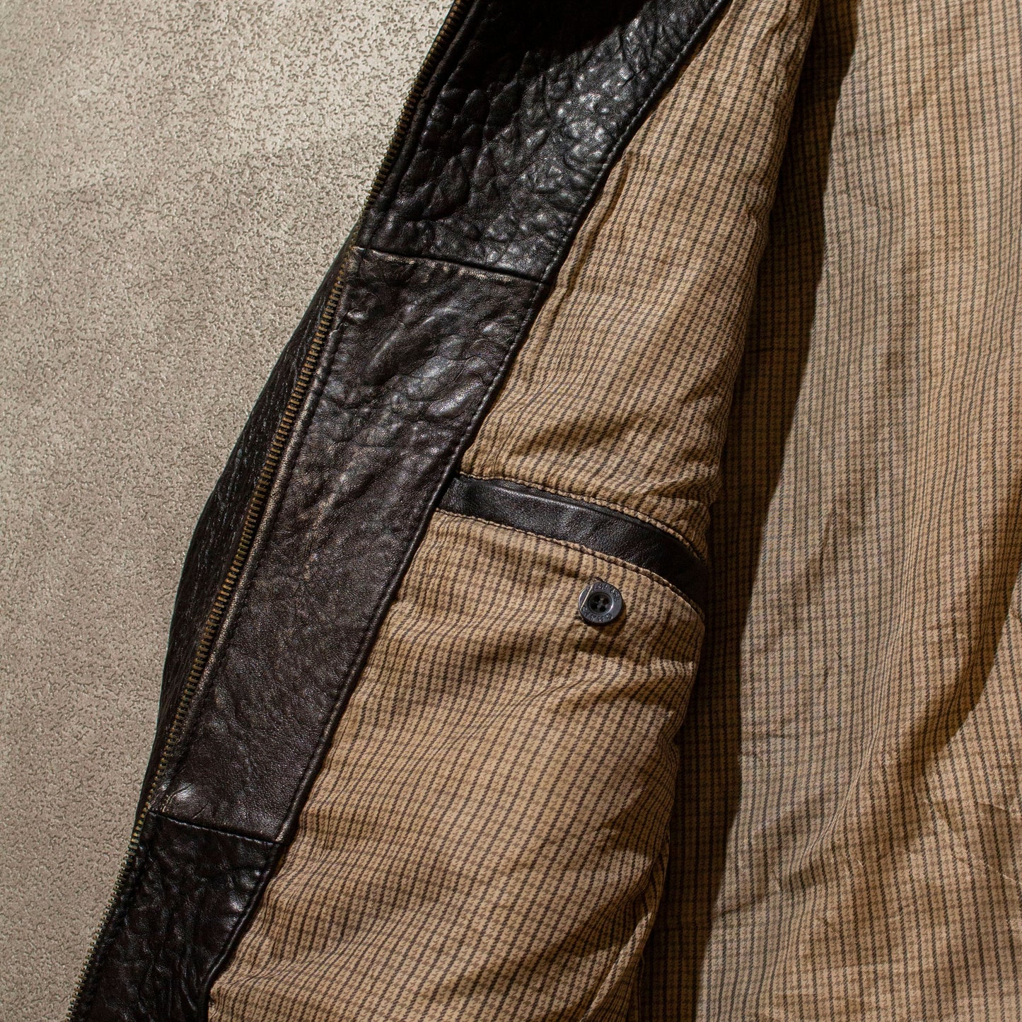 Leather Jacket【About L】