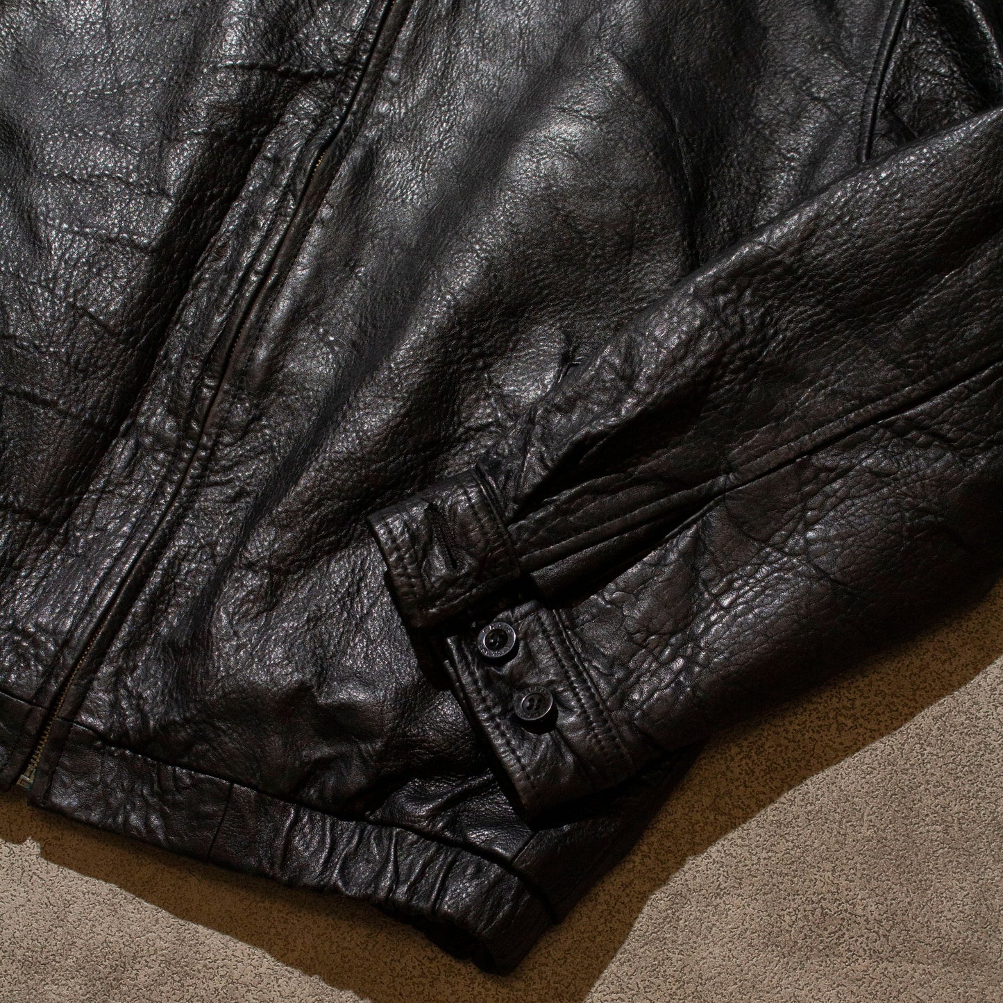 Leather Jacket【About L】