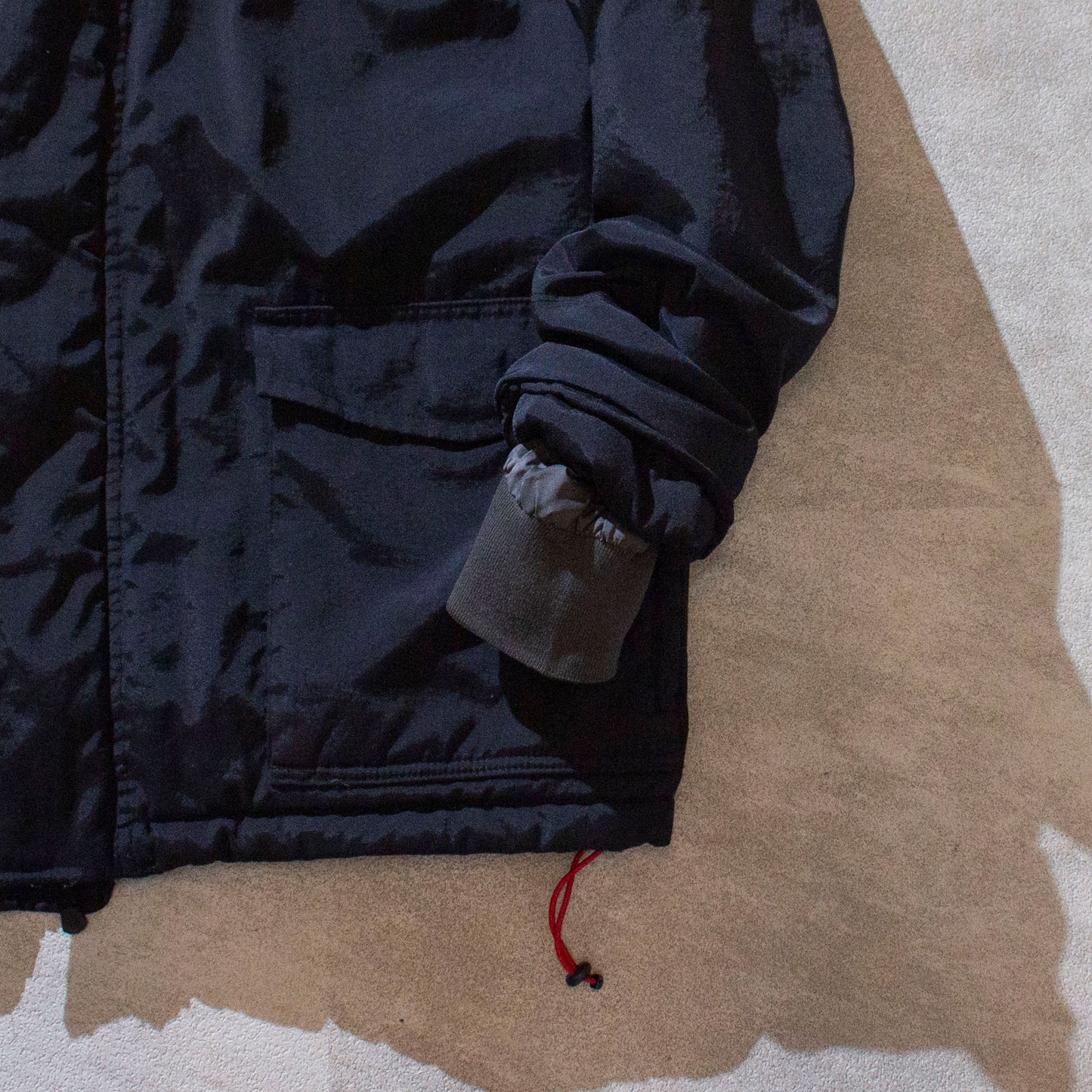 Fleece Lining Nylon Jacket