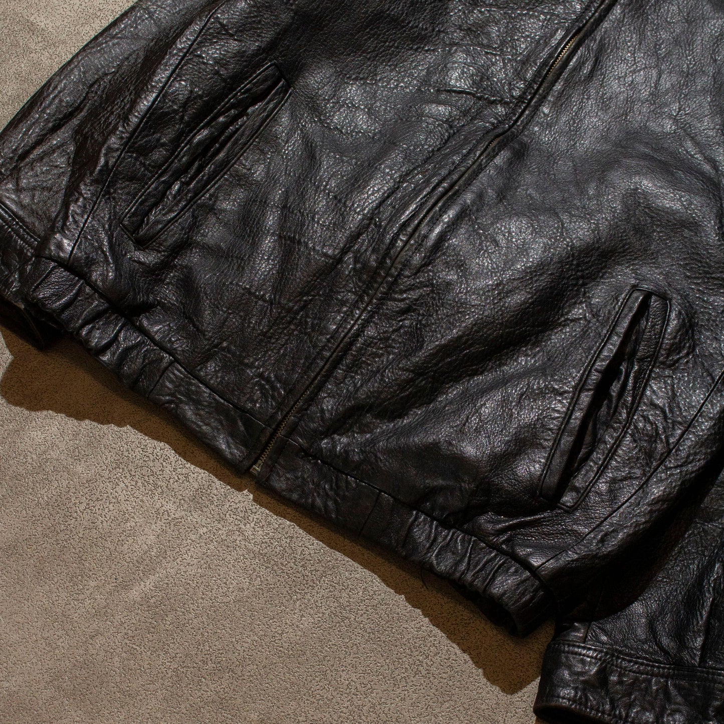Leather Jacket【About L】