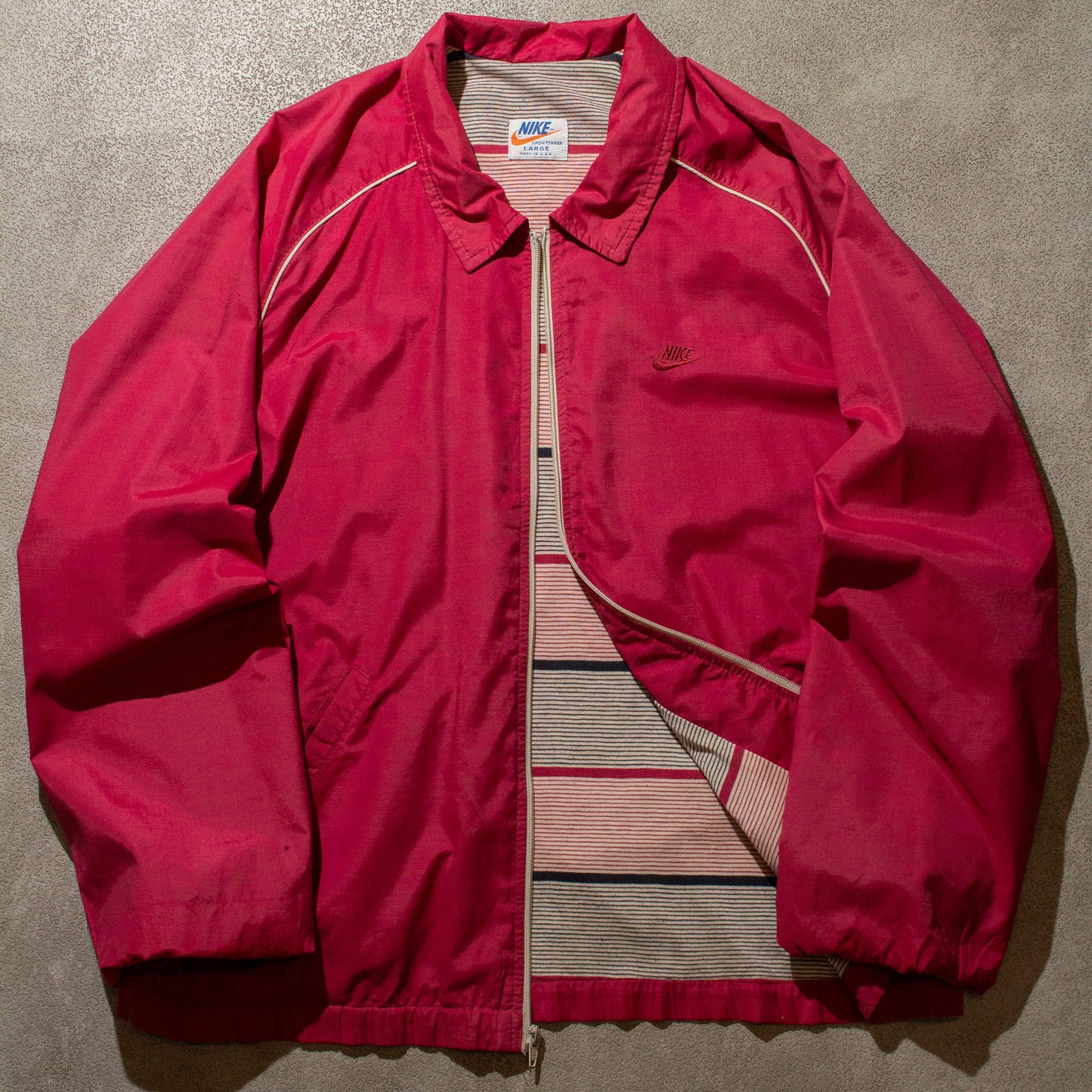Nylon Jacket Made in U.S.A.【L】