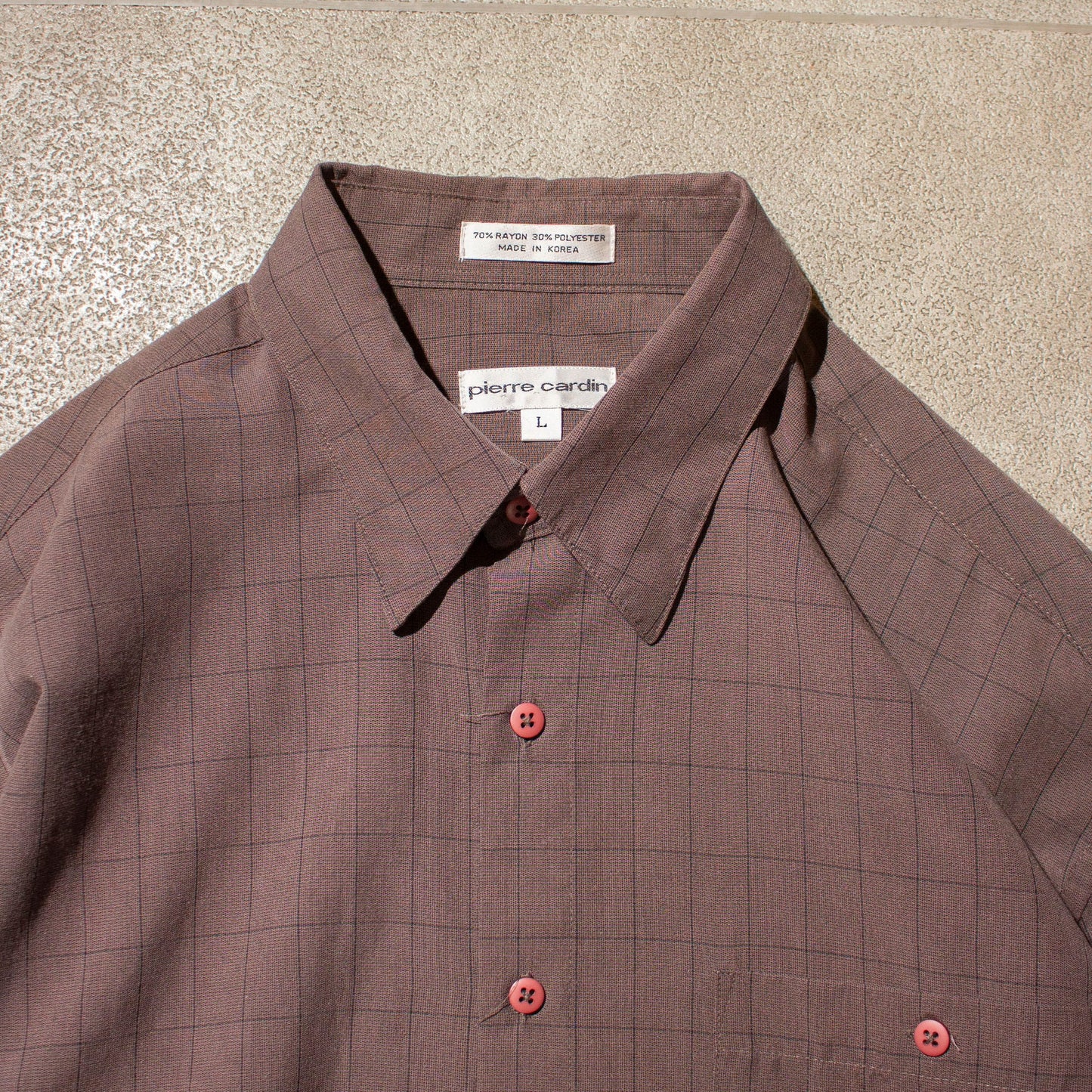 Rayon Check Shirt【L】