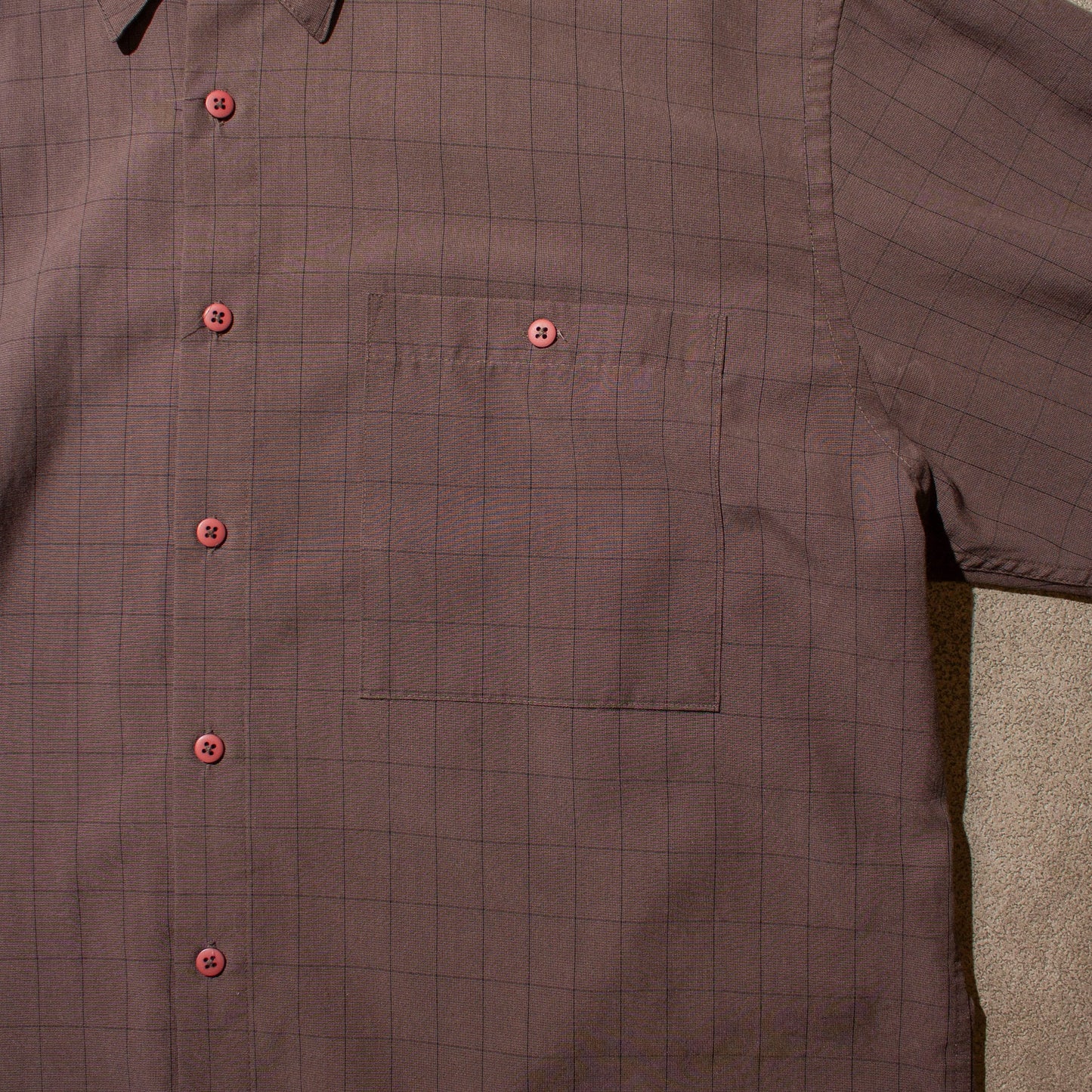 Rayon Check Shirt【L】