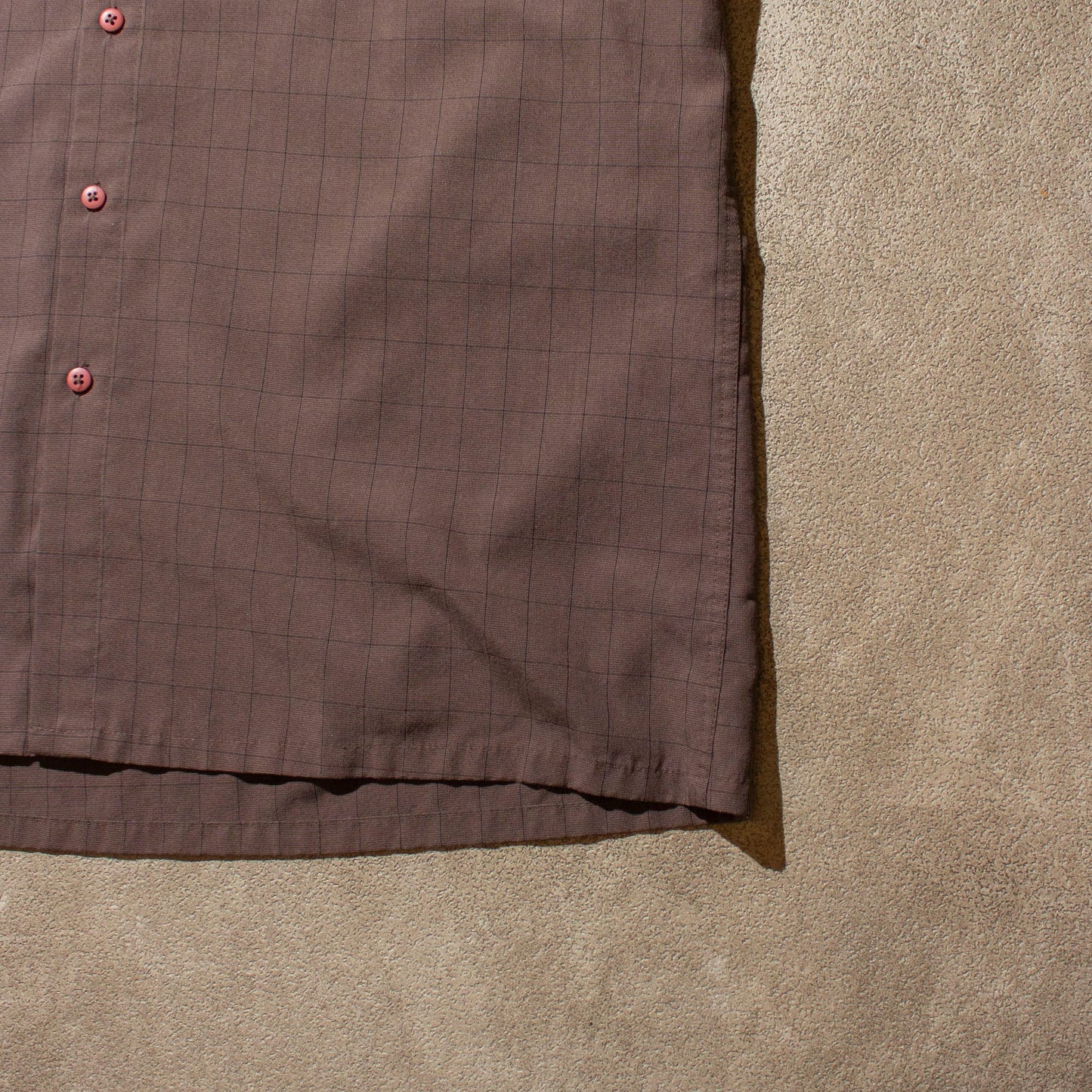Rayon Check Shirt【L】