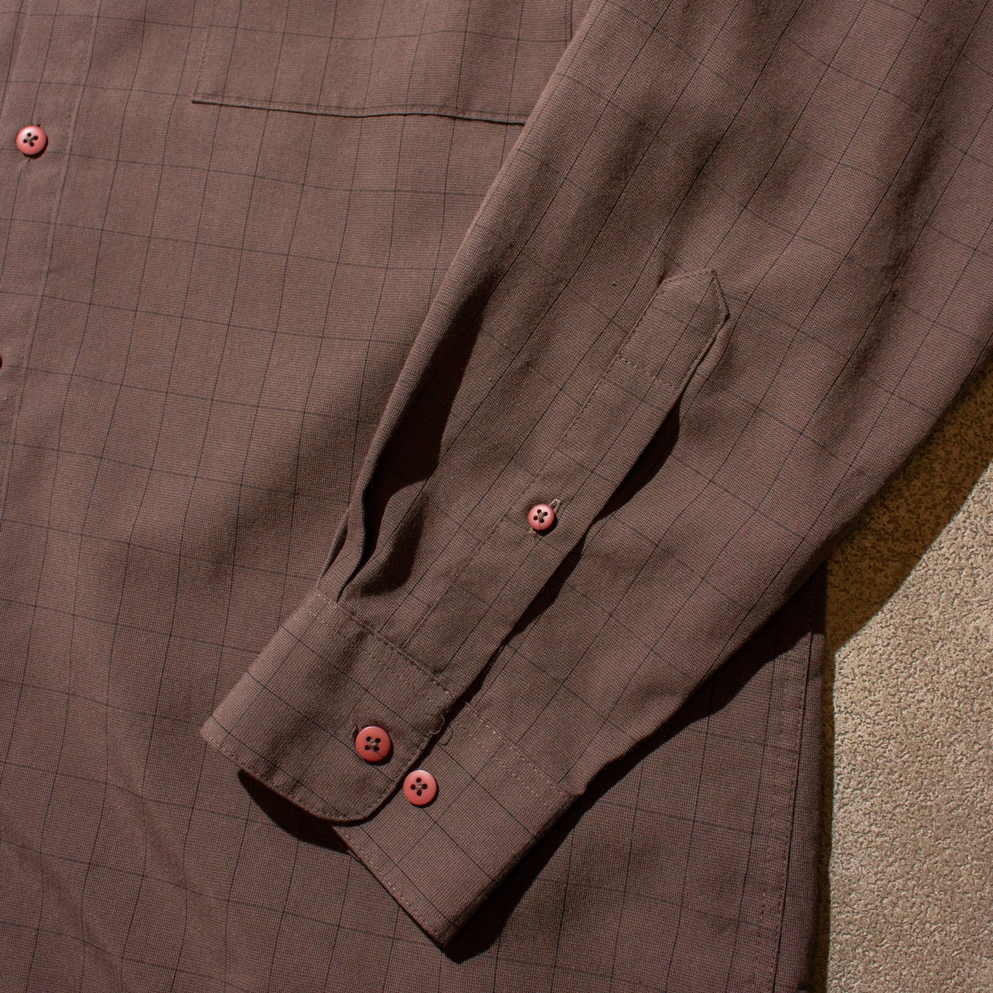 Rayon Check Shirt【L】