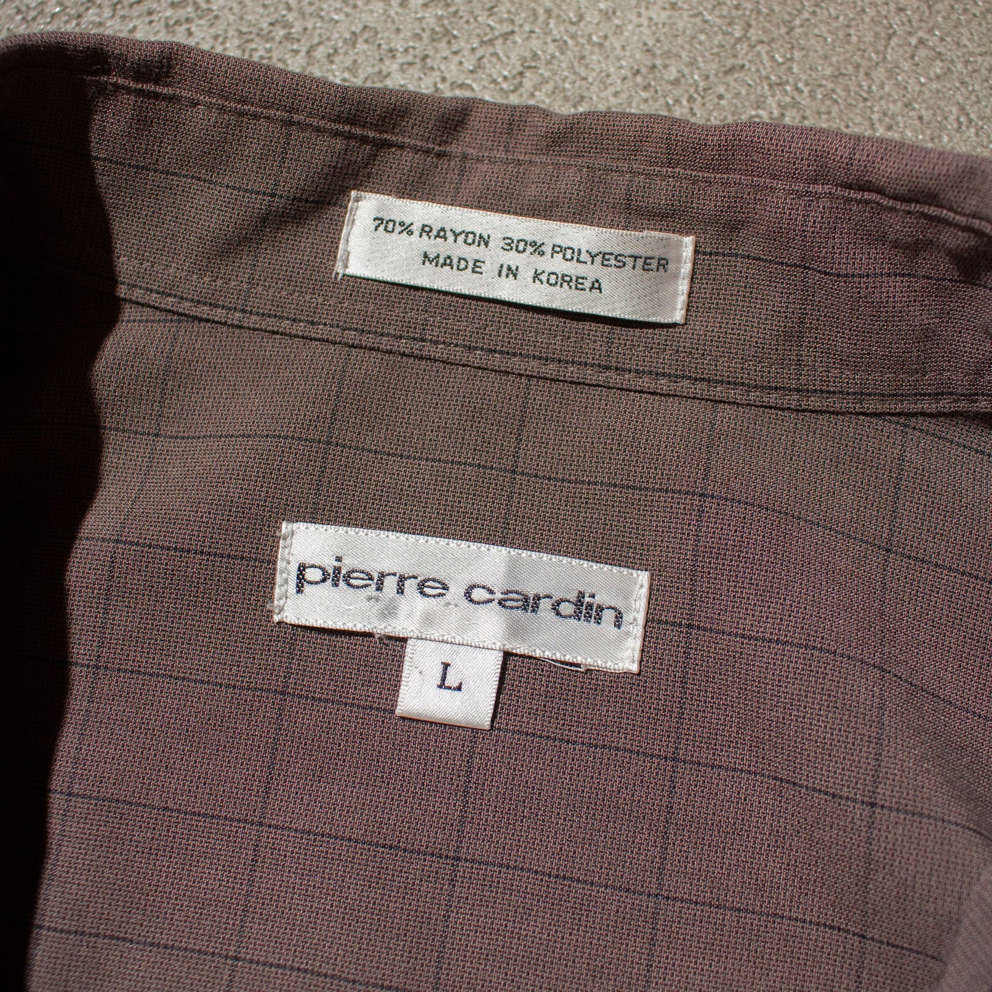Rayon Check Shirt【L】