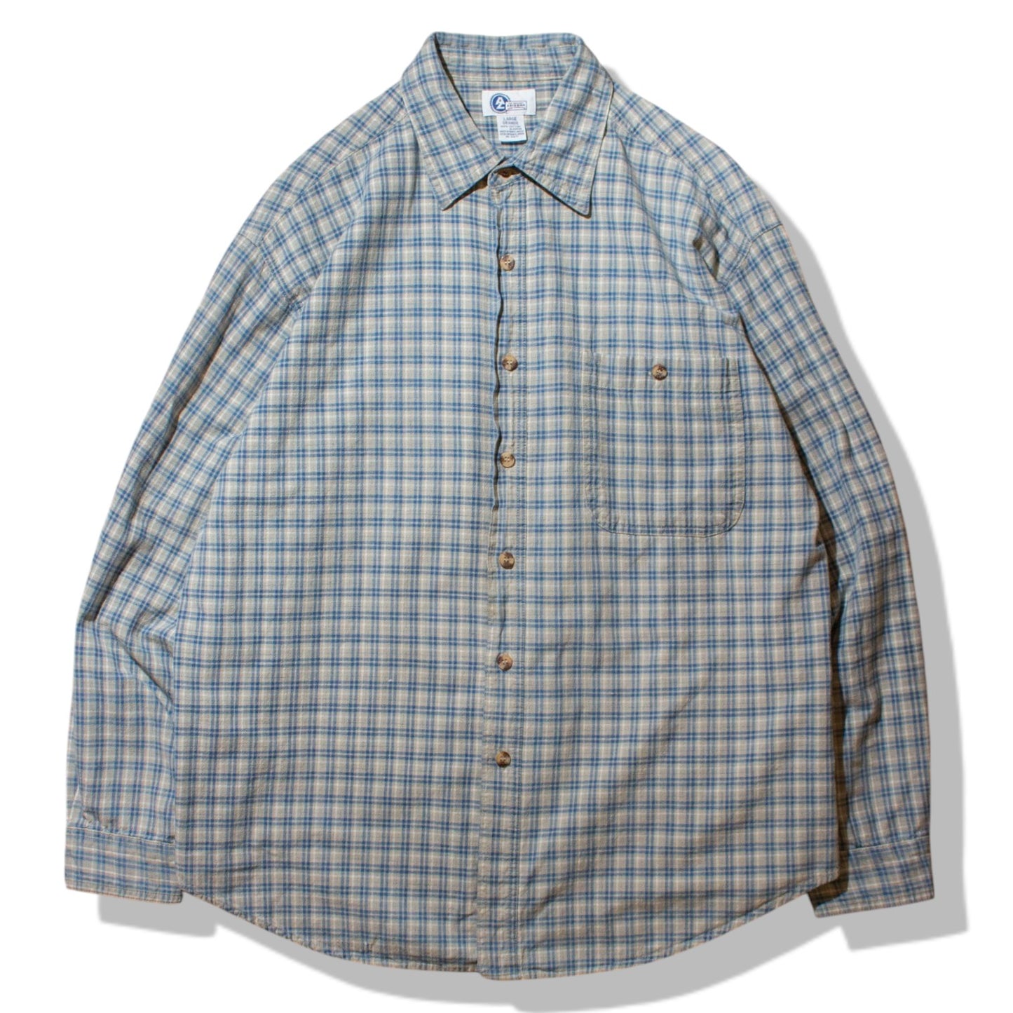 Cotton Check Shirt【L】