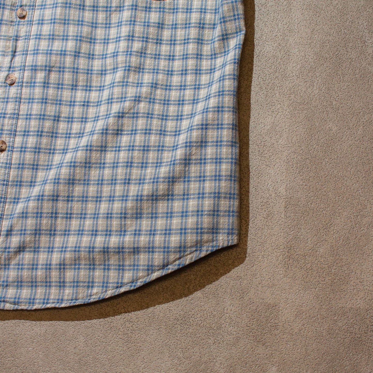 Cotton Check Shirt【L】