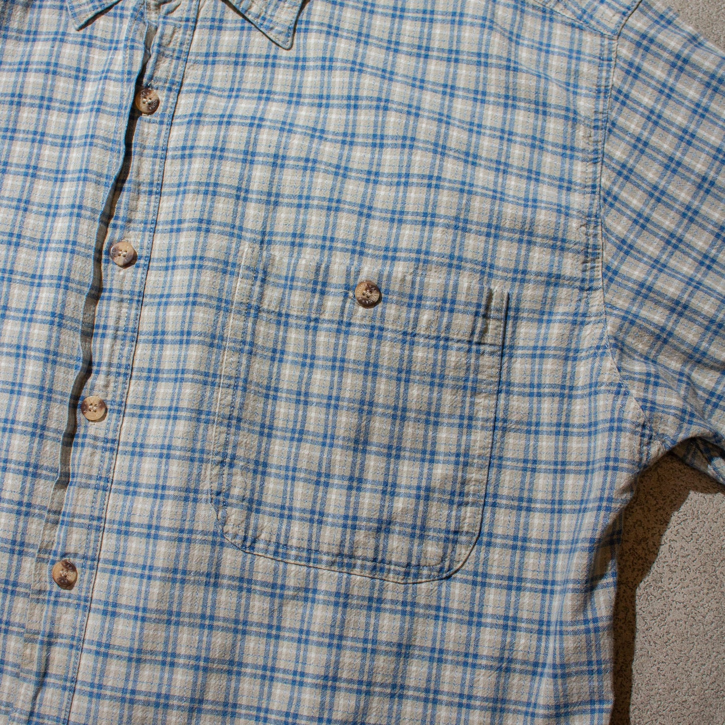 Cotton Check Shirt【L】