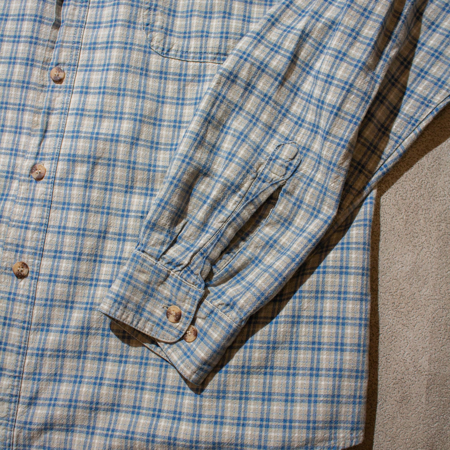 Cotton Check Shirt【L】