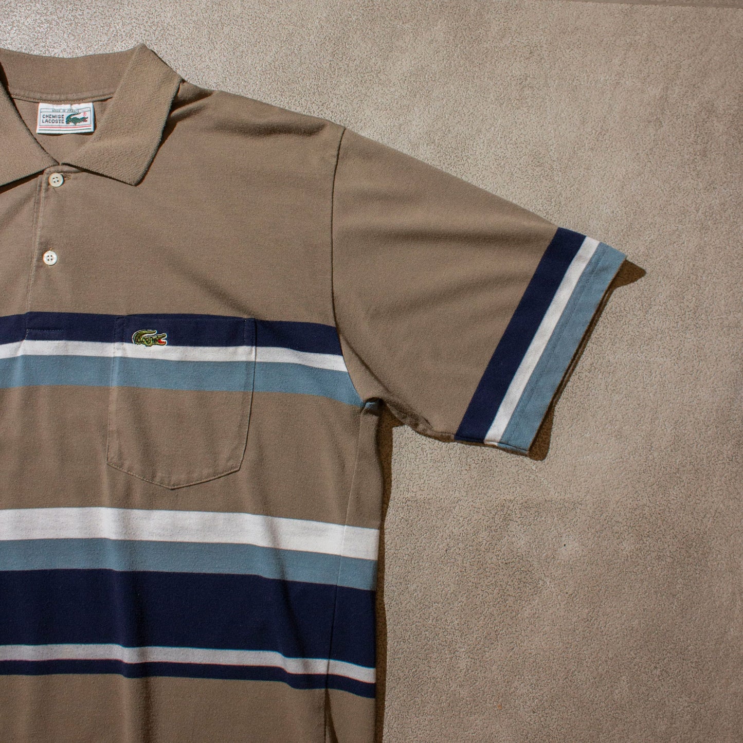 Border Polo Shirt Made in France【About M】