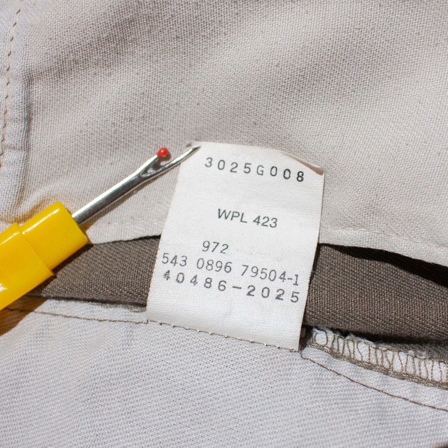 Cotton Chino Pants Made in U.S.A.【W34×L29】