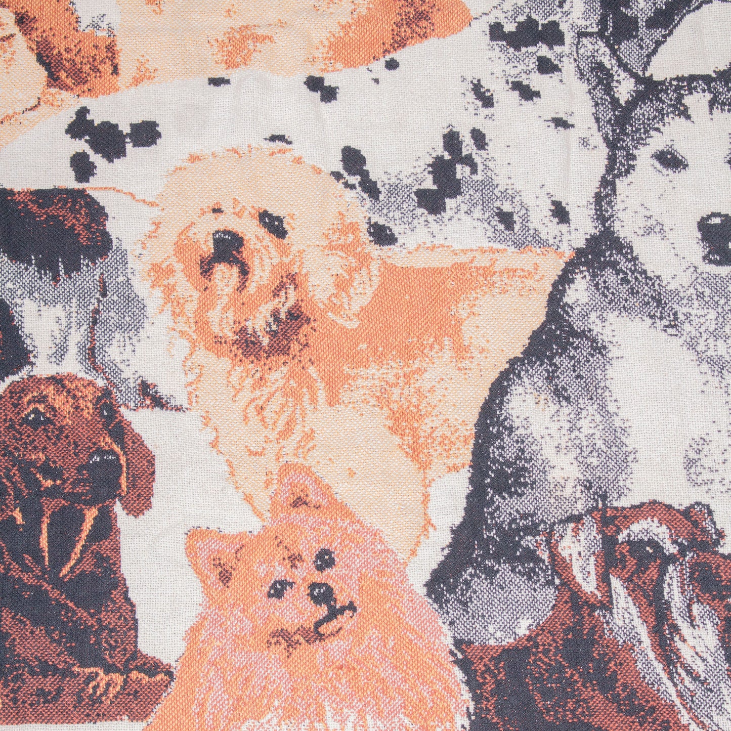Many Dogs Cotton Blanket