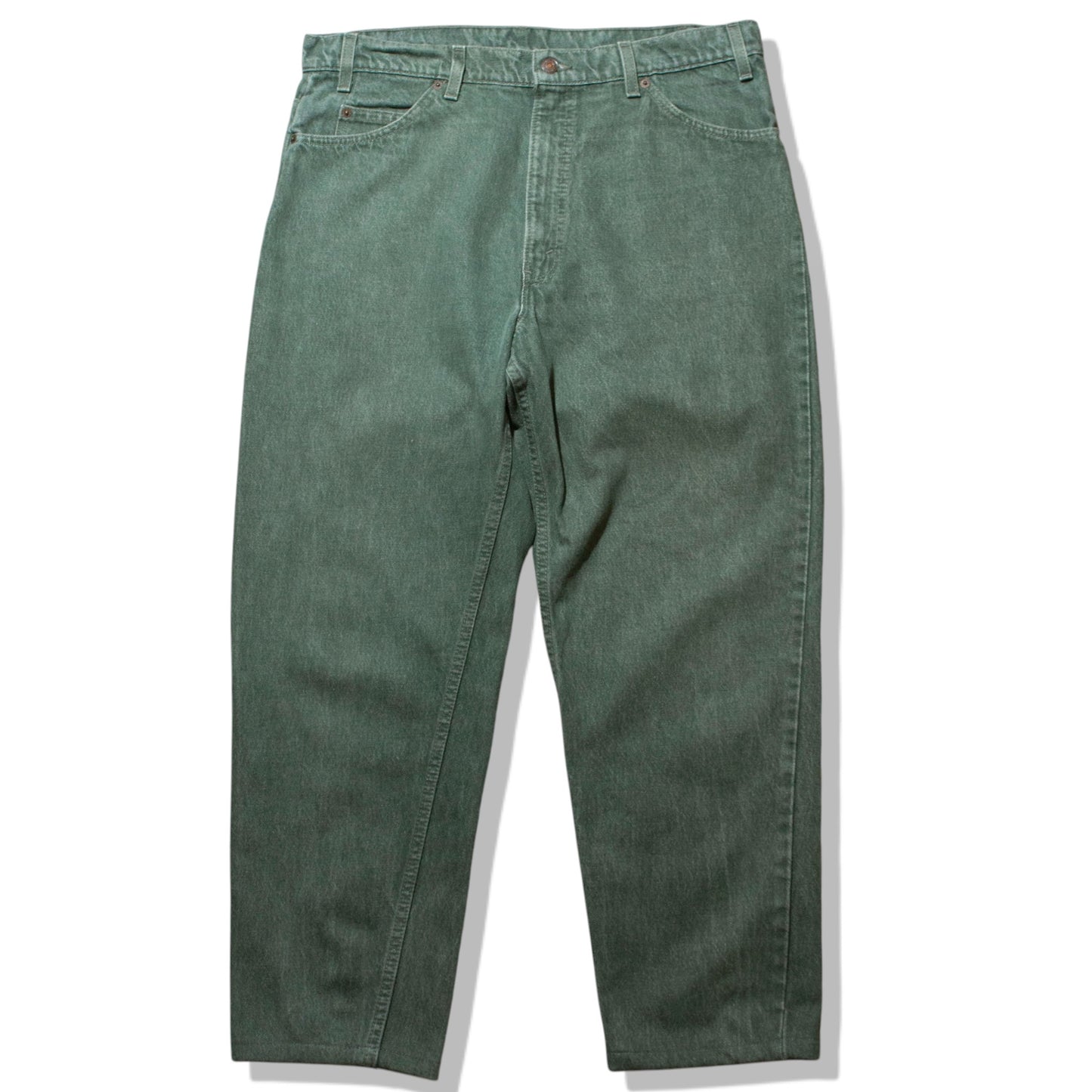 550 Relaxed Fit Tapared Leg Green【W38×L29】