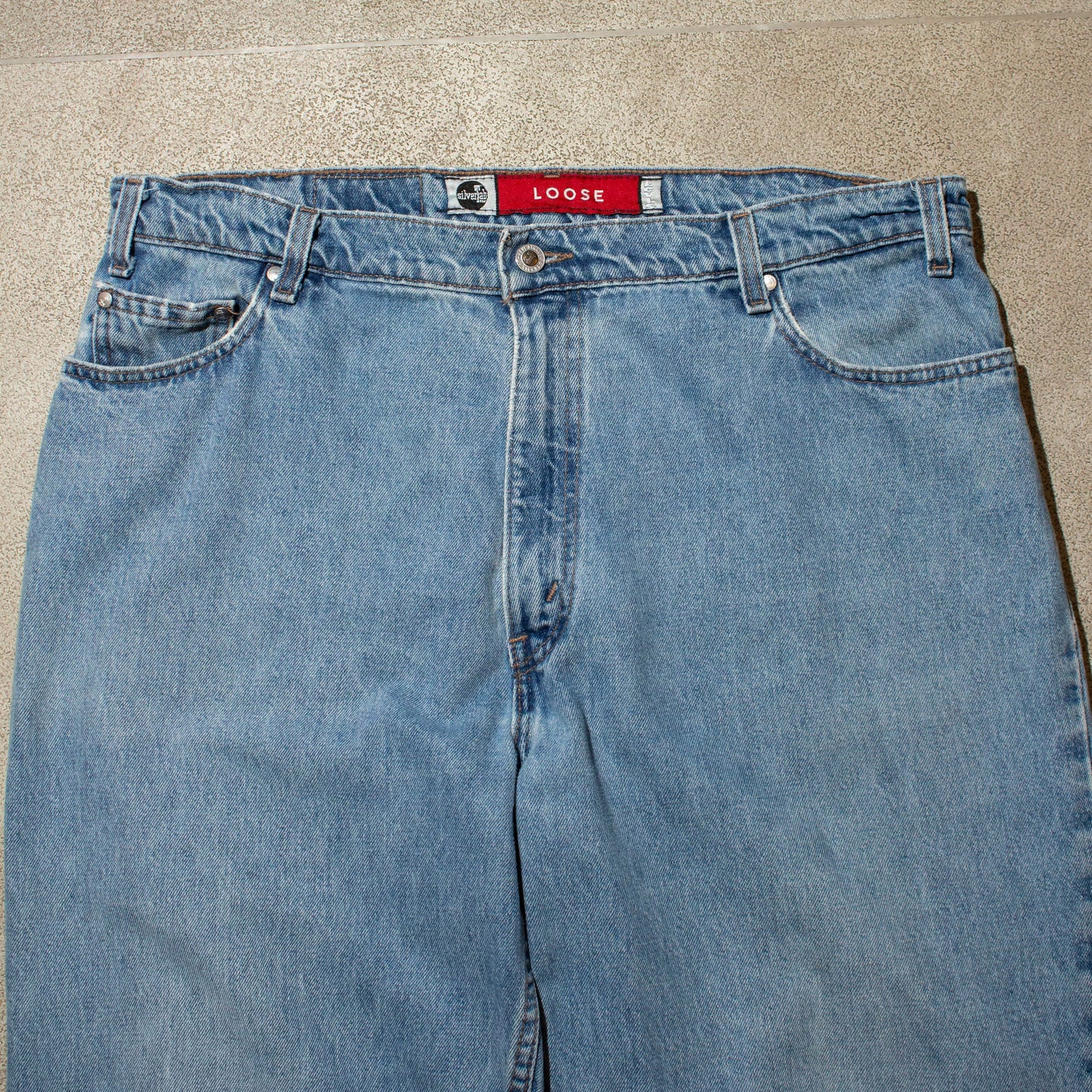 Silver Tab "LOOSE"【W38×L32】