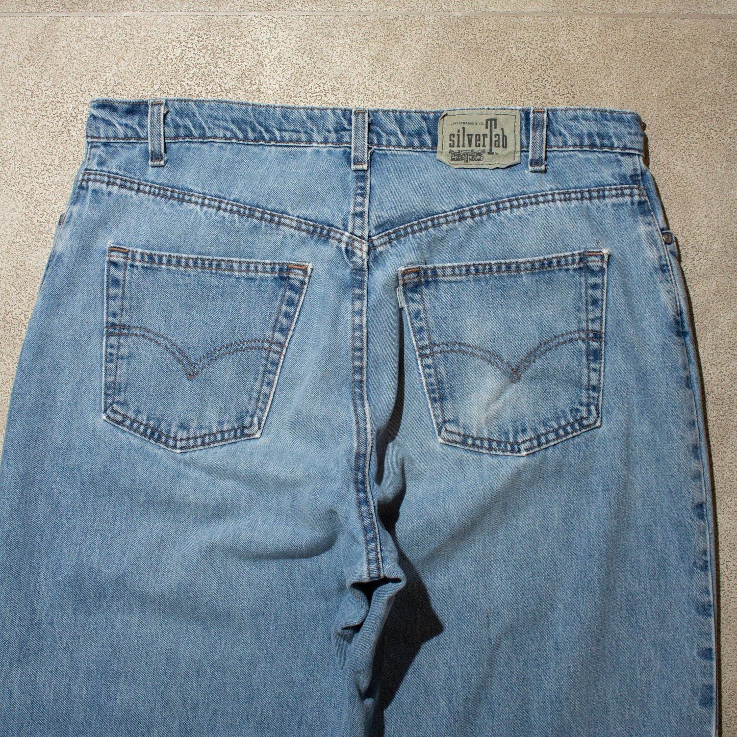 Silver Tab "LOOSE"【W38×L32】