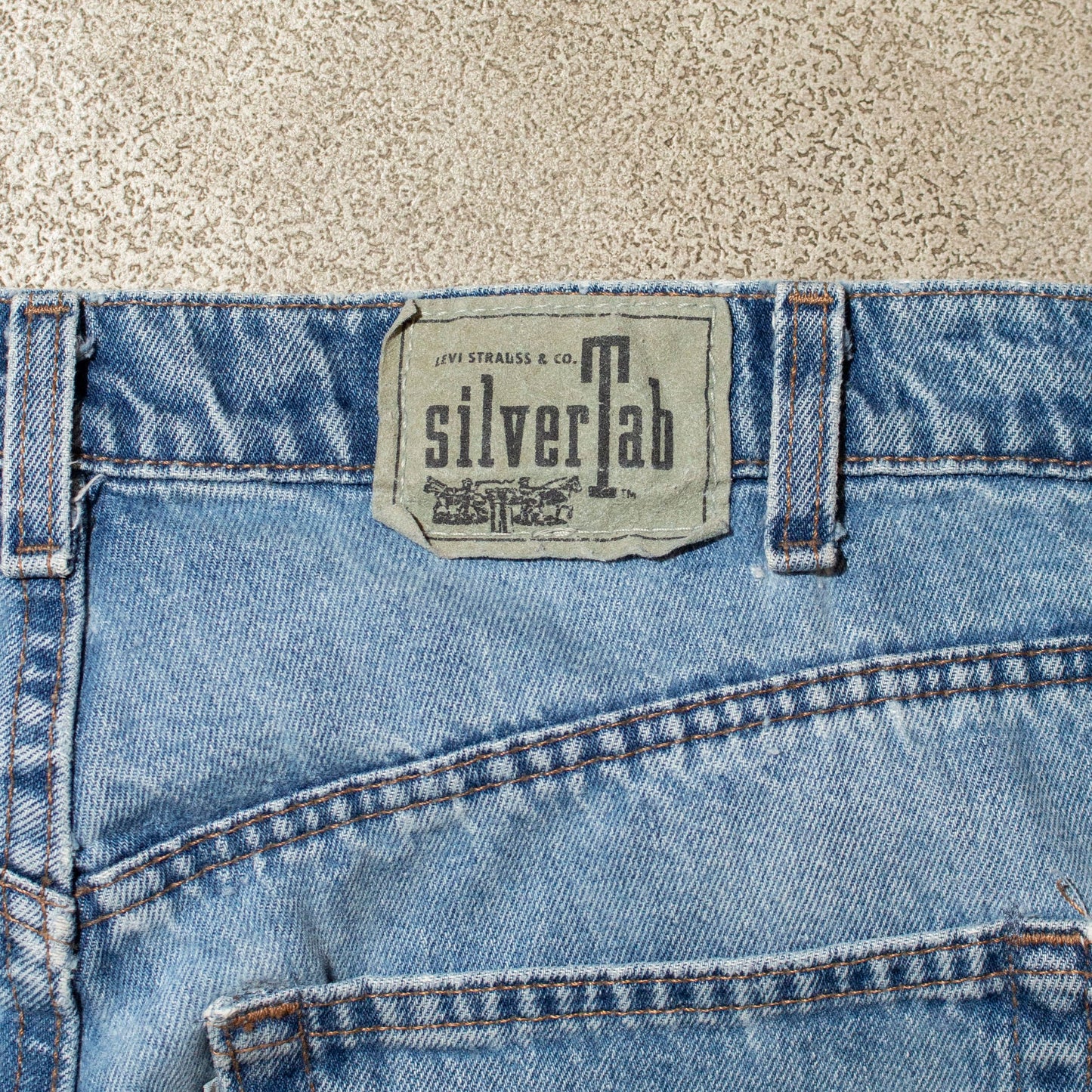 Silver Tab "LOOSE"【W38×L32】