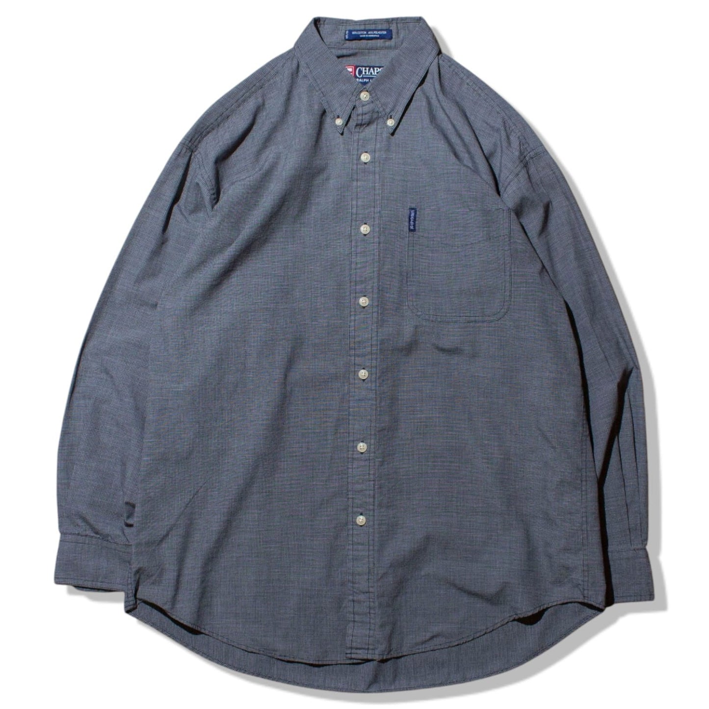 Cotton × Poly Check Shirt【L】