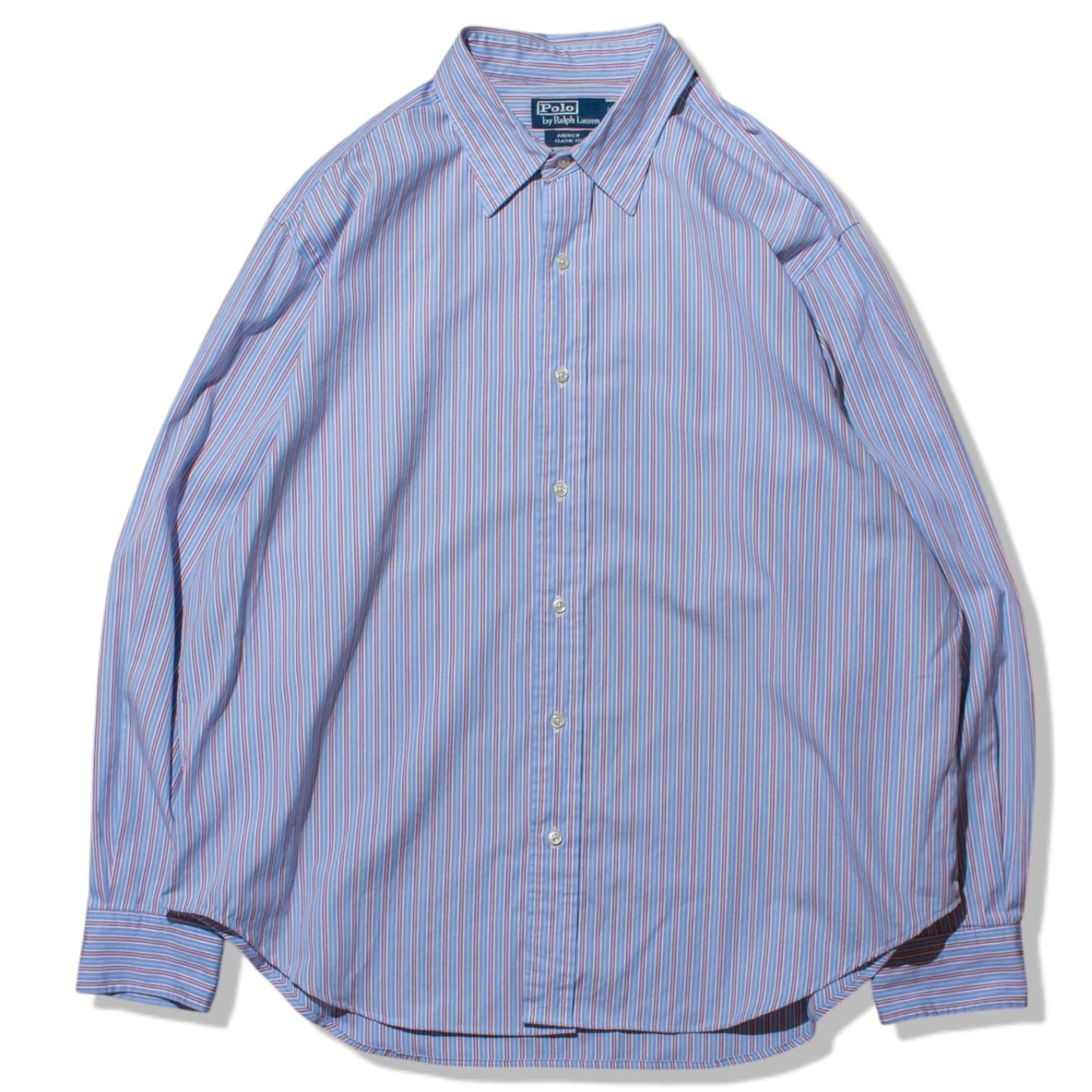 "Andrew" Custom Resized Stripe Shirt【About L】