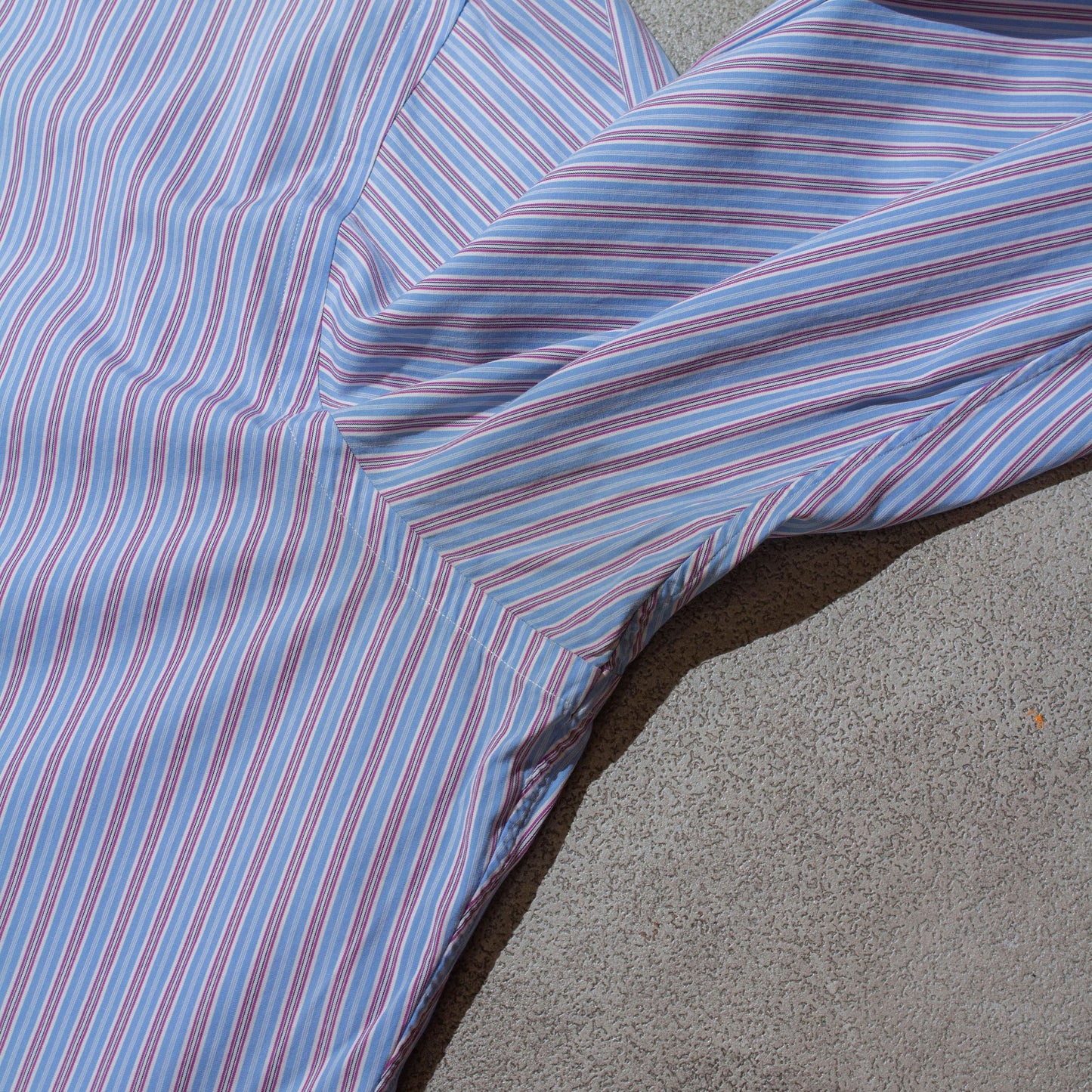"Andrew" Custom Resized Stripe Shirt【About L】