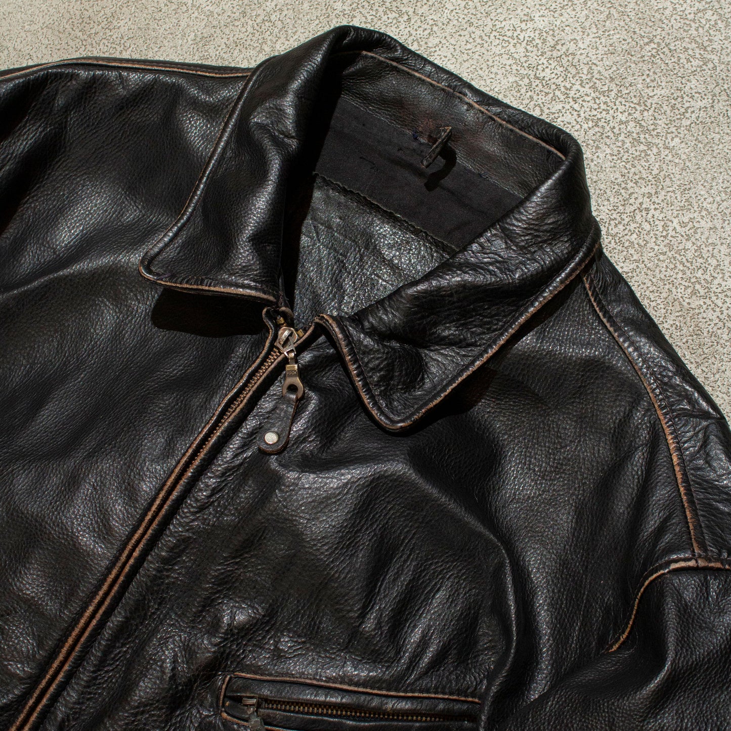 Leather Jacket【About XL】