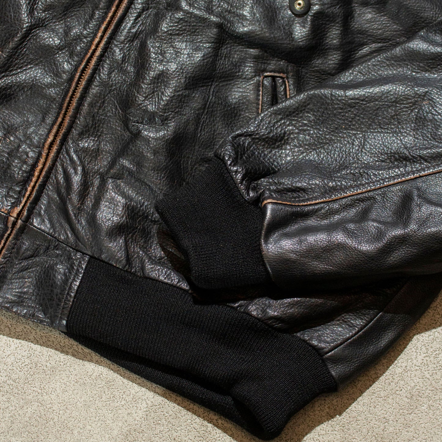Leather Jacket【About XL】