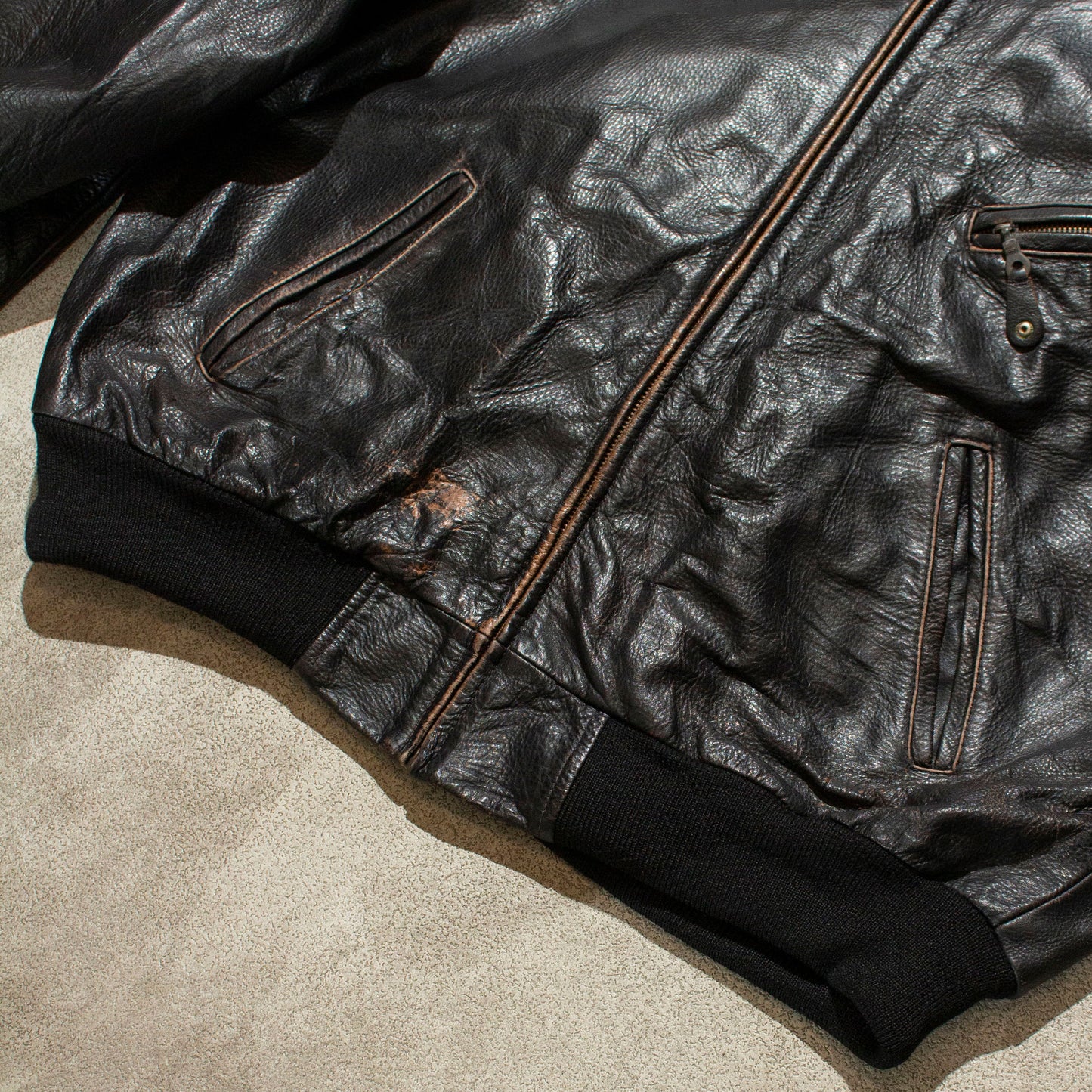 Leather Jacket【About XL】