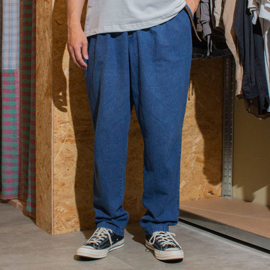 2tuck Denim Slacks Made in U.S.A.【W34×L30】