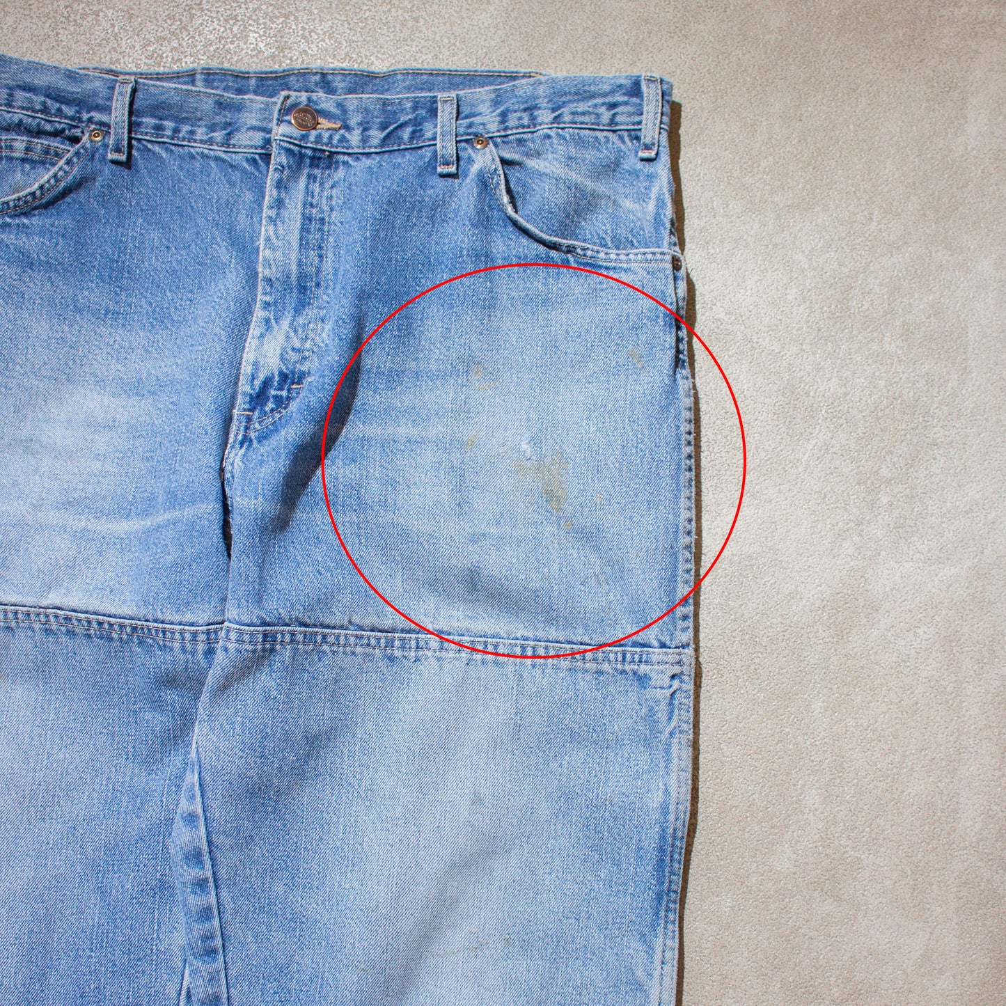 Double Knee Work Denim Pants【W38/L30】