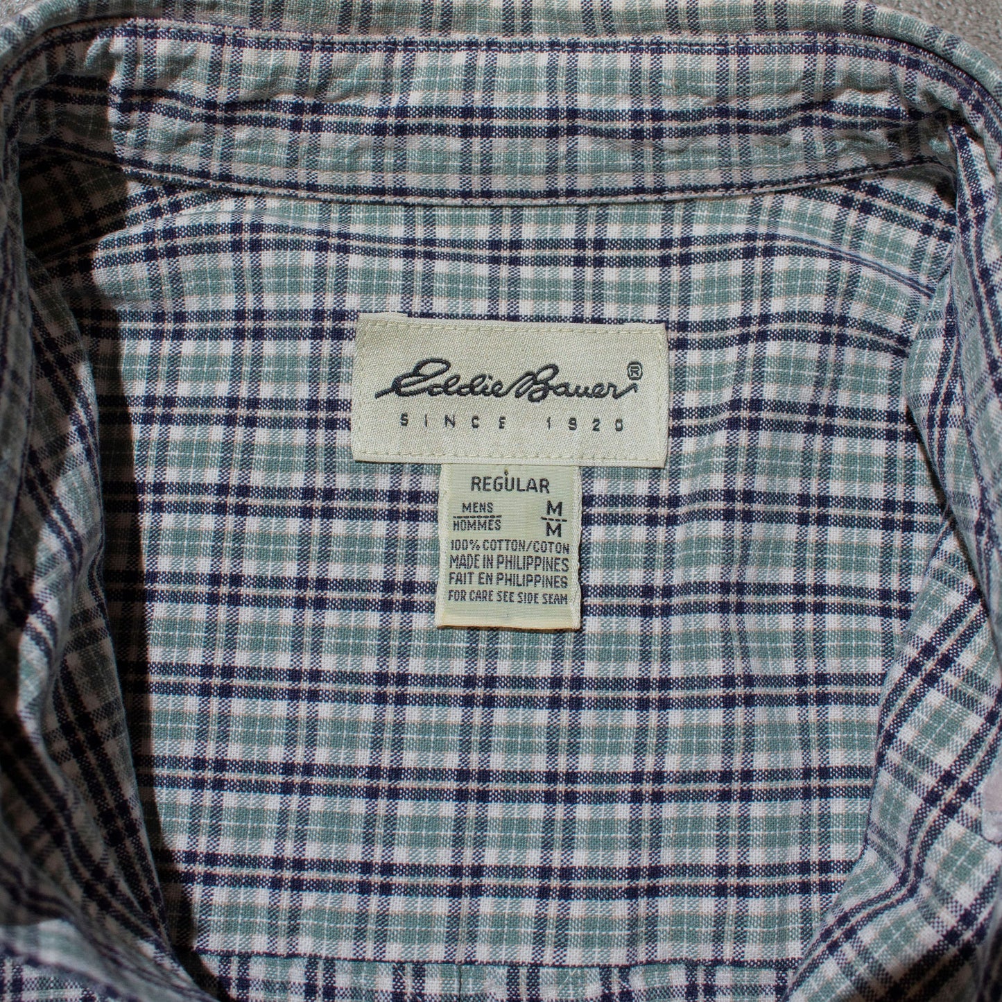 Green Check B.D Shirt【L】