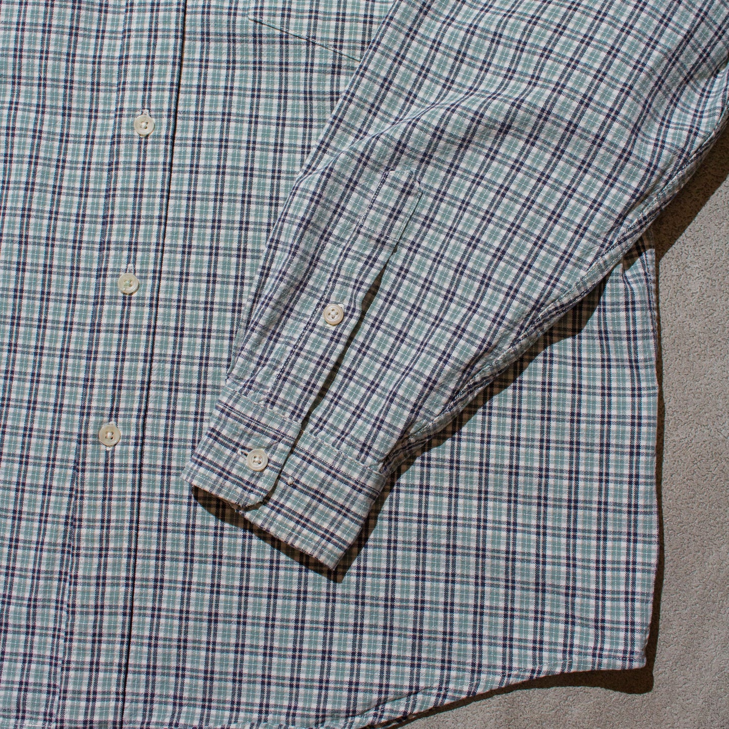 Green Check B.D Shirt【L】