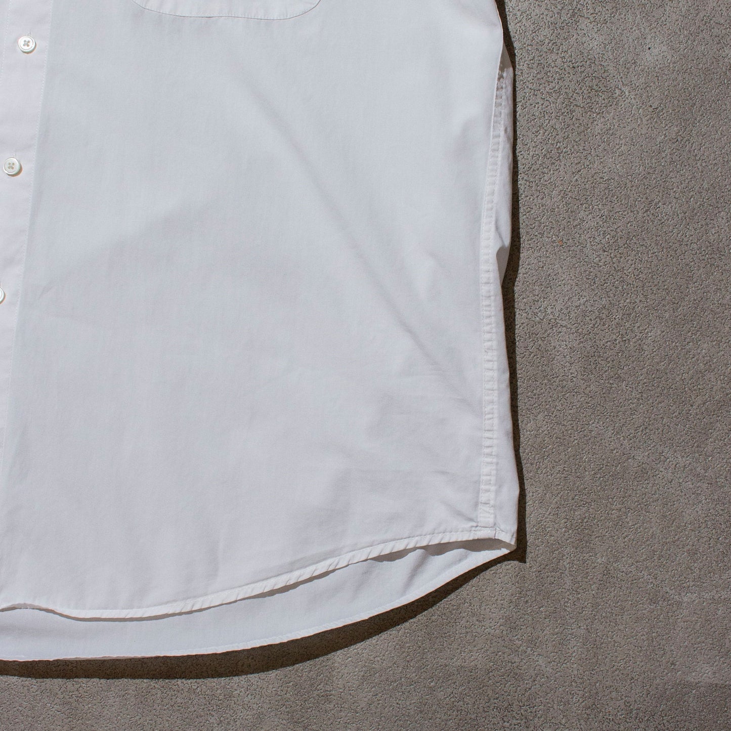 Band Collar Tuck Shirt【L】
