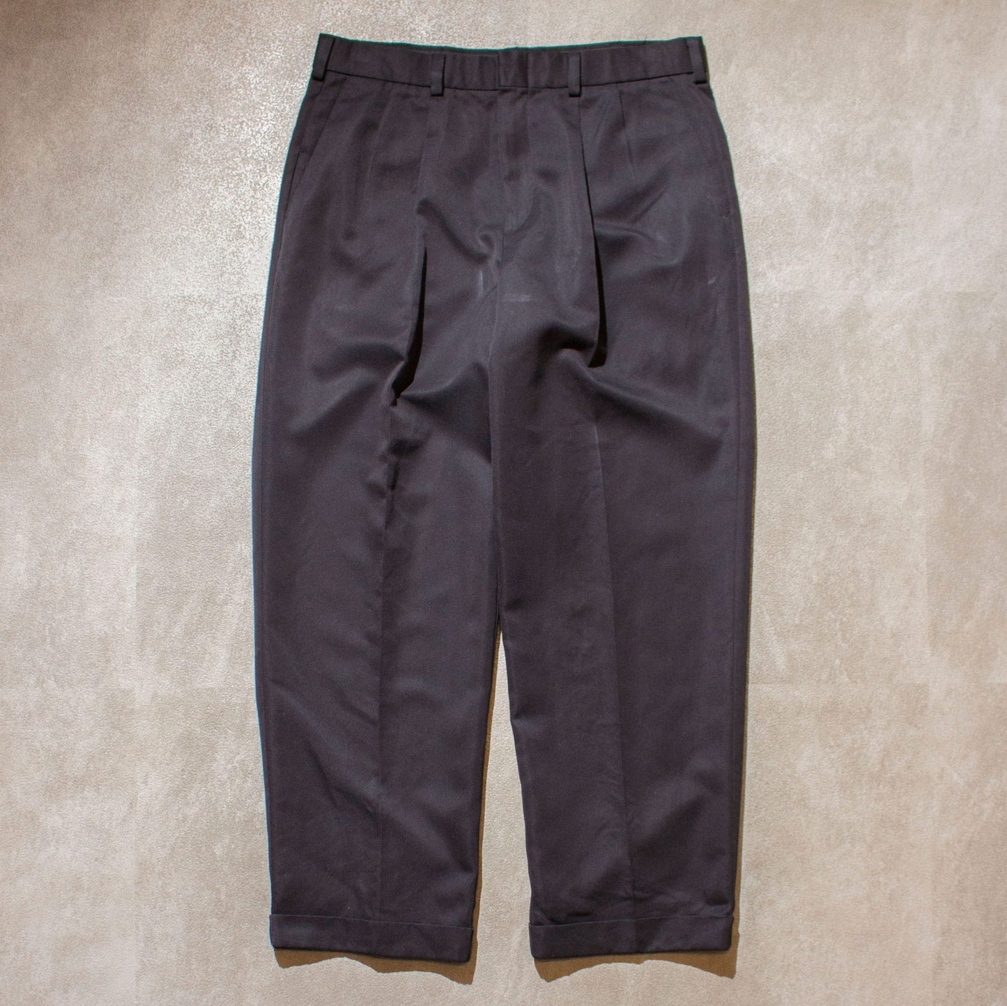 Poly 2tuck Slacks【W34/L29】