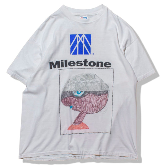 Milestone T-shirt Made in U.S.A.【XL】