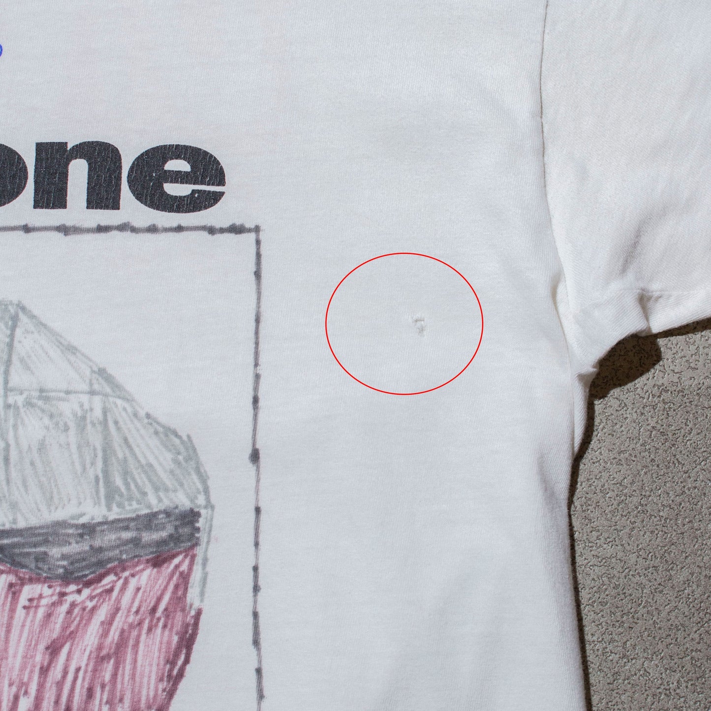 Milestone T-shirt Made in U.S.A.【XL】
