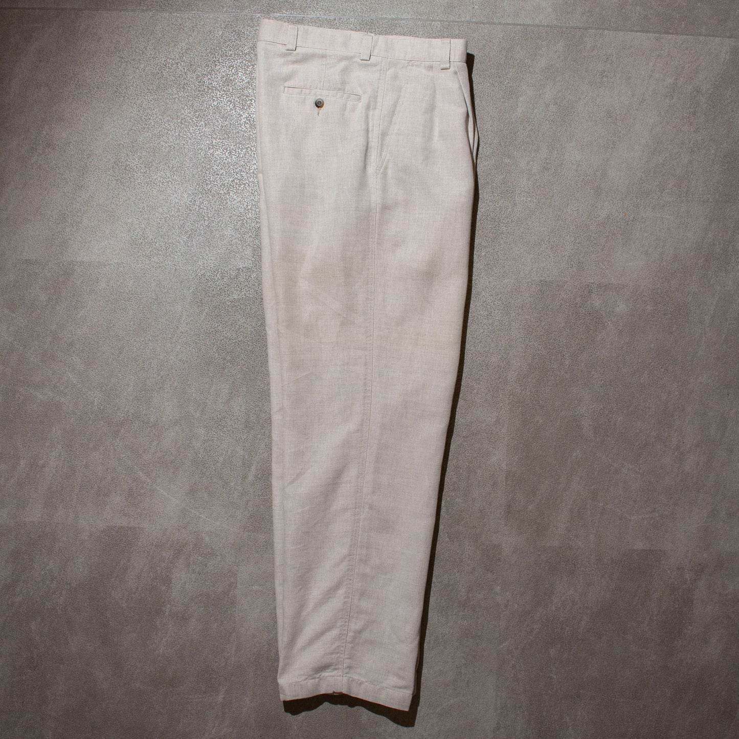 Cotton×Linen 2tuck Slacks【W32×L32】