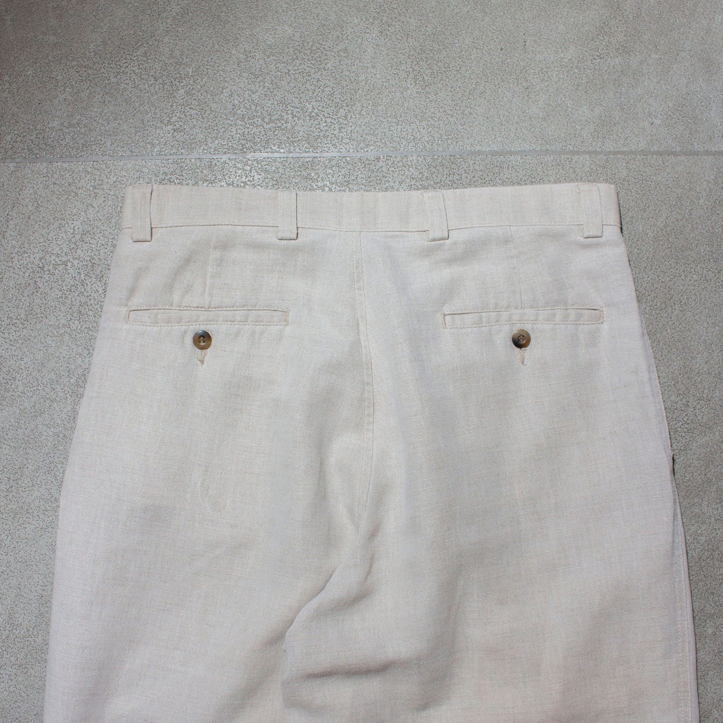 Cotton×Linen 2tuck Slacks【W32×L32】