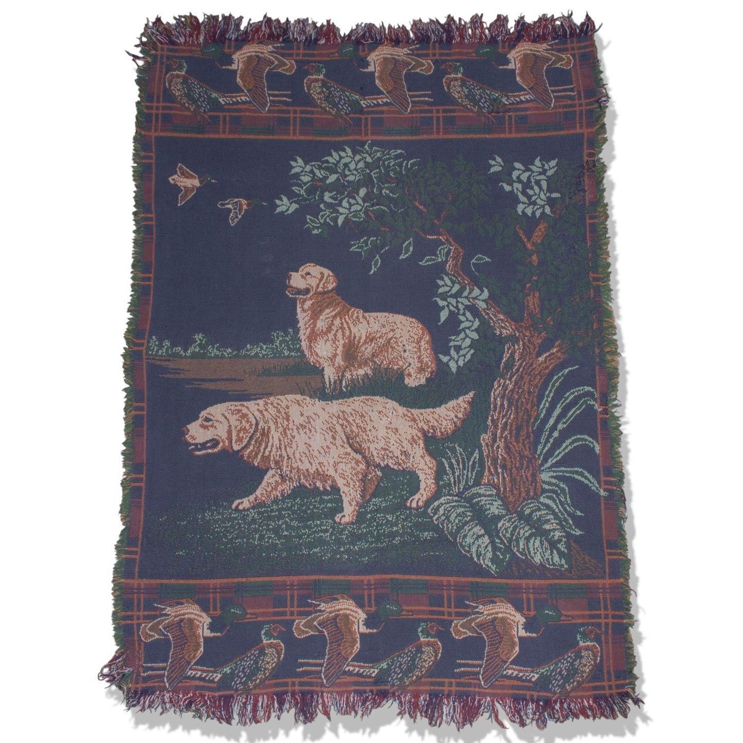 Golden Retriever Cotton Blanket