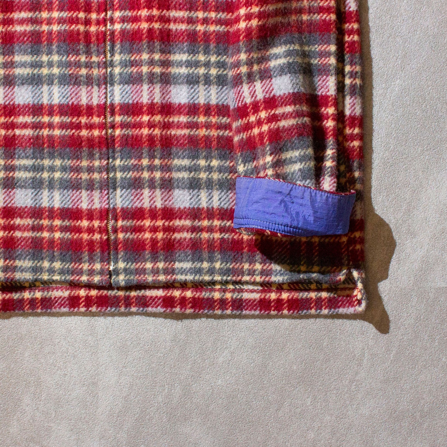 Wool Flannel Check Shirt Jacket