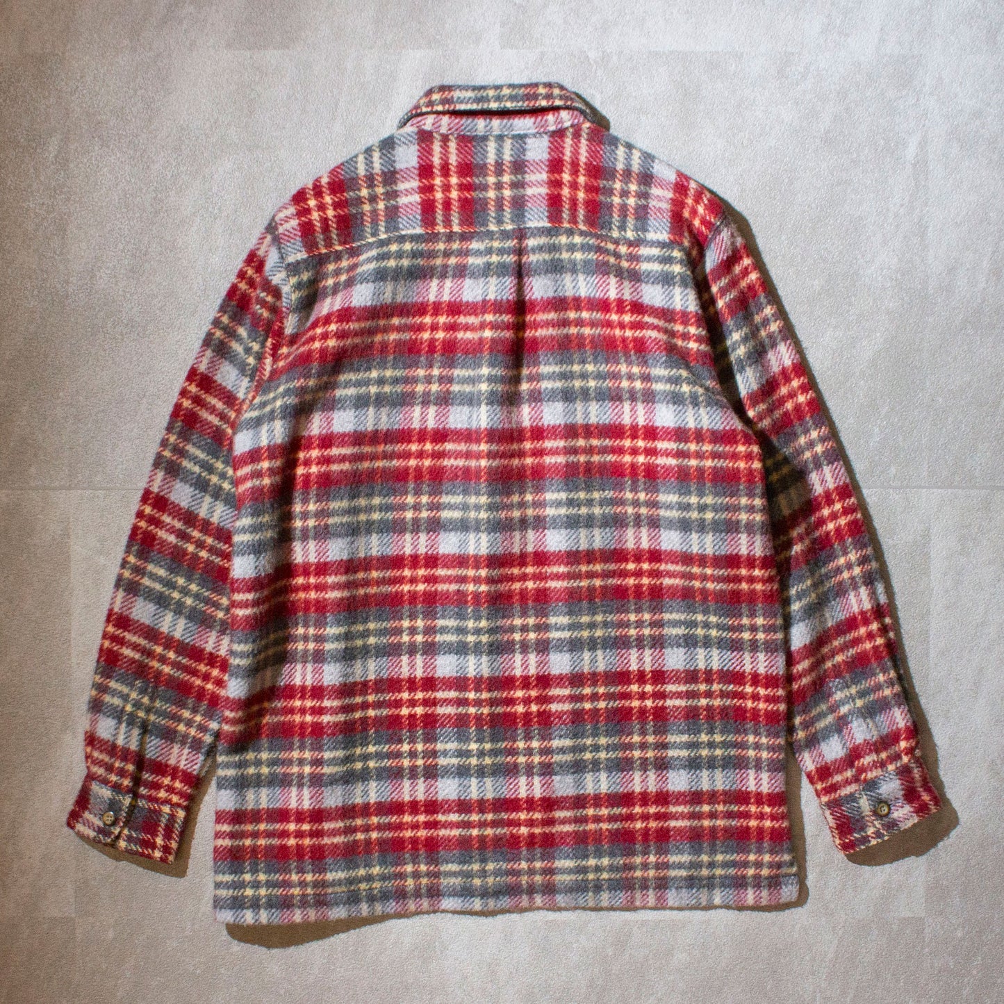 Wool Flannel Check Shirt Jacket